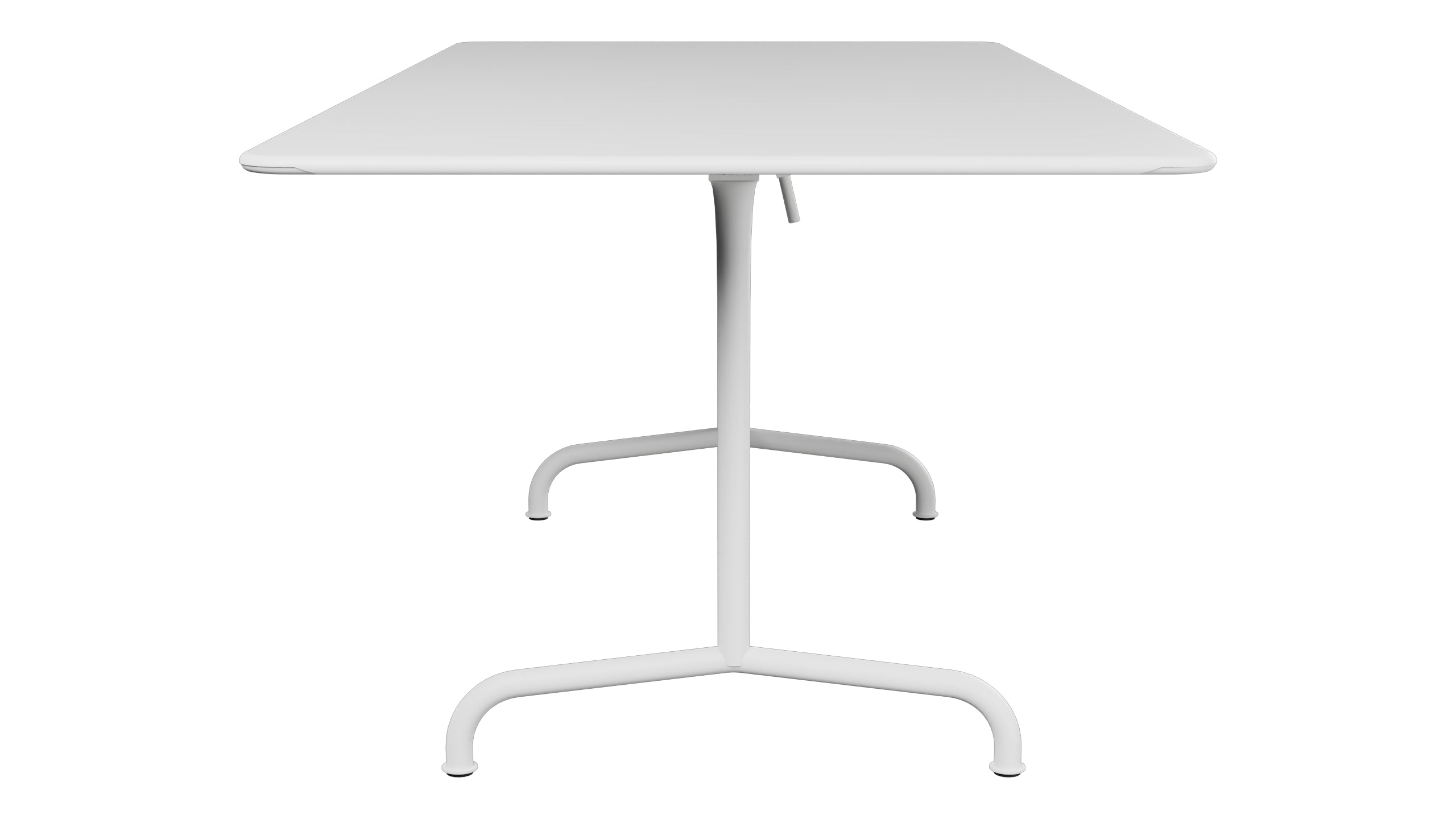 Rigi Metall-Gartentisch 180x90 klappbar in Weiss präsentiert im Onlineshop von KAQTU Design AG. Gartentisch ist von Schaffner
