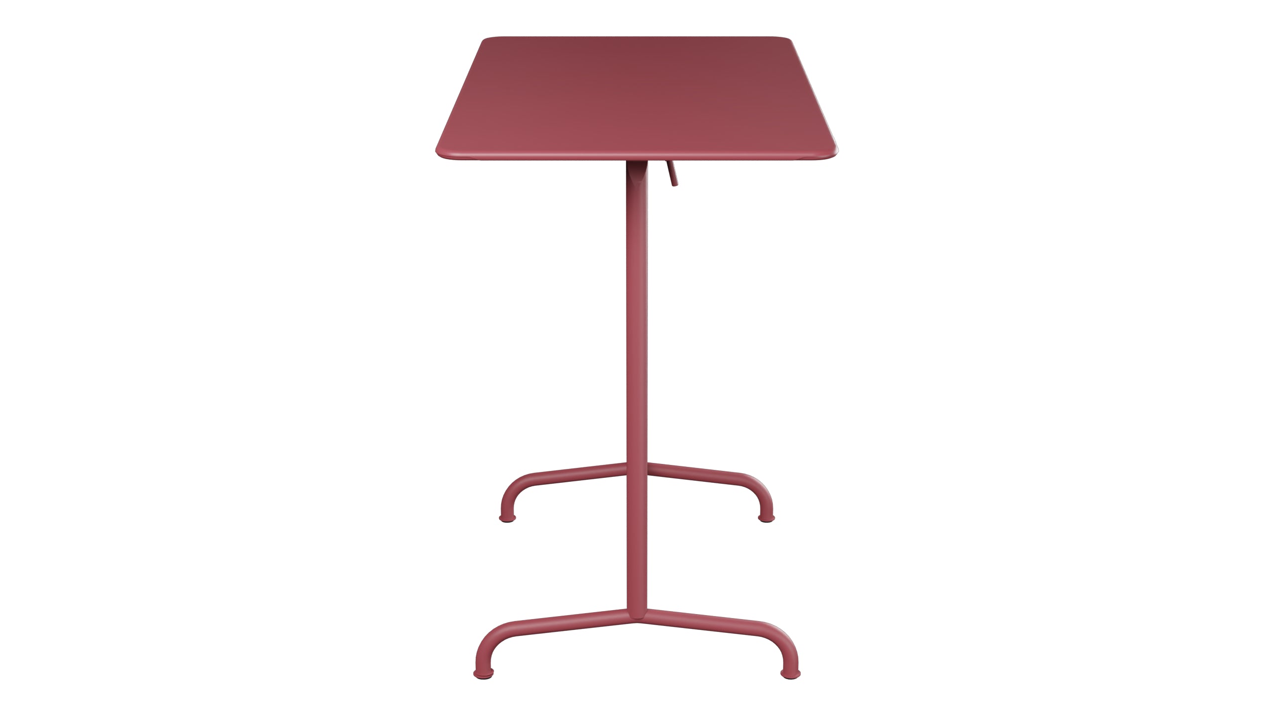 Rigi Metall-Stehtisch Outdoor 120x70 / 110 klappbar in Bordeaux präsentiert im Onlineshop von KAQTU Design AG. Hochtisch Outdoor ist von Schaffner