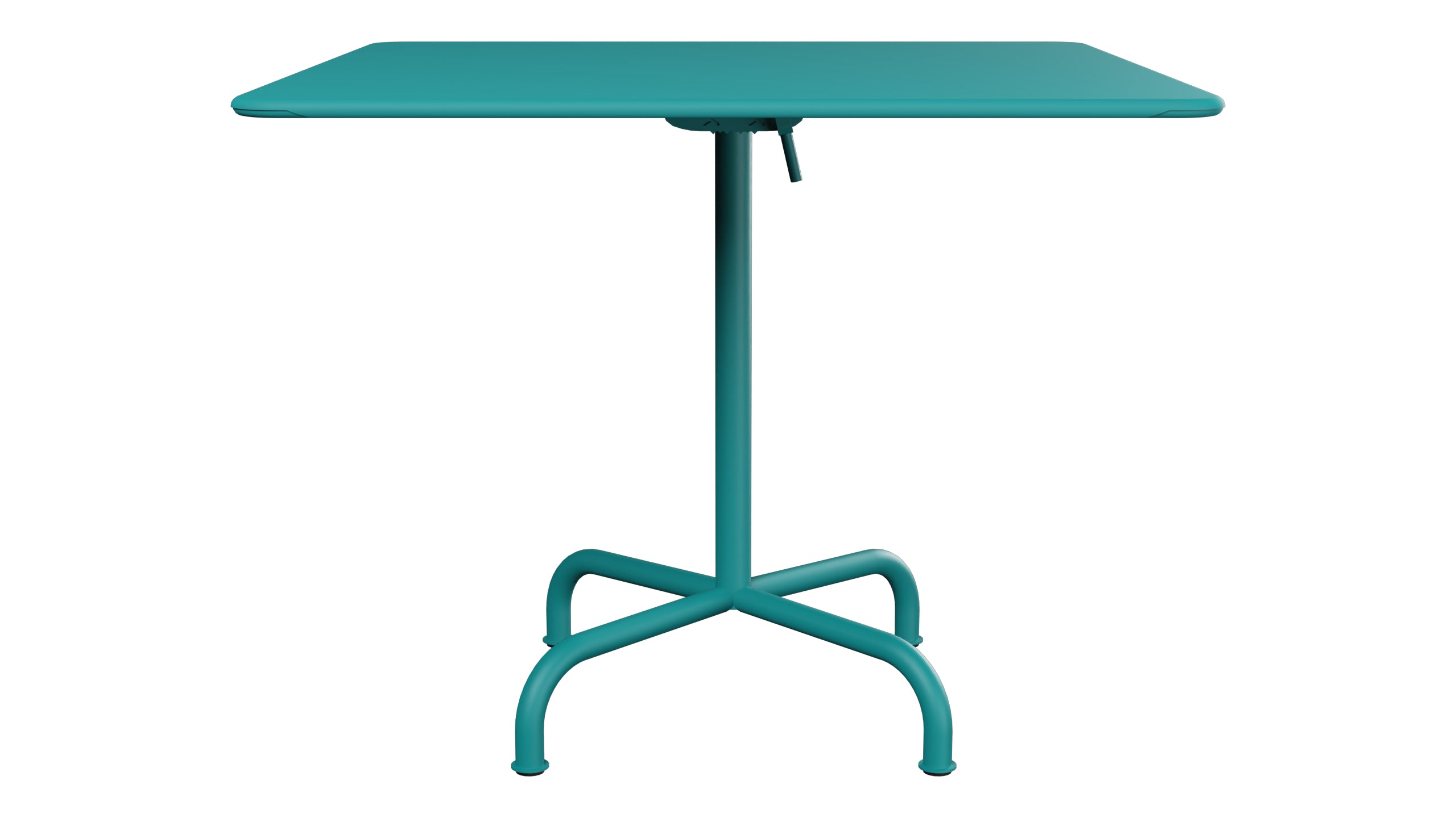Rigi Metall-Gartentisch 90x90 klappbar in Kaliblau präsentiert im Onlineshop von KAQTU Design AG. Gartentisch ist von Schaffner