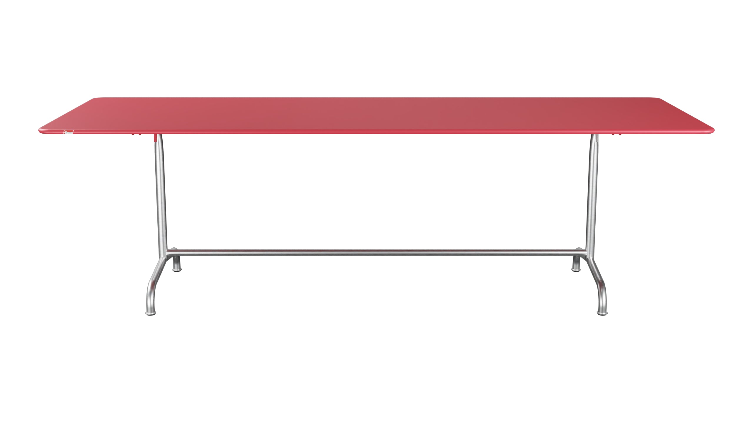 Rigi Metall-Gartentisch 240x90 klappbar in Ahornrot präsentiert im Onlineshop von KAQTU Design AG. Gartentisch ist von Schaffner