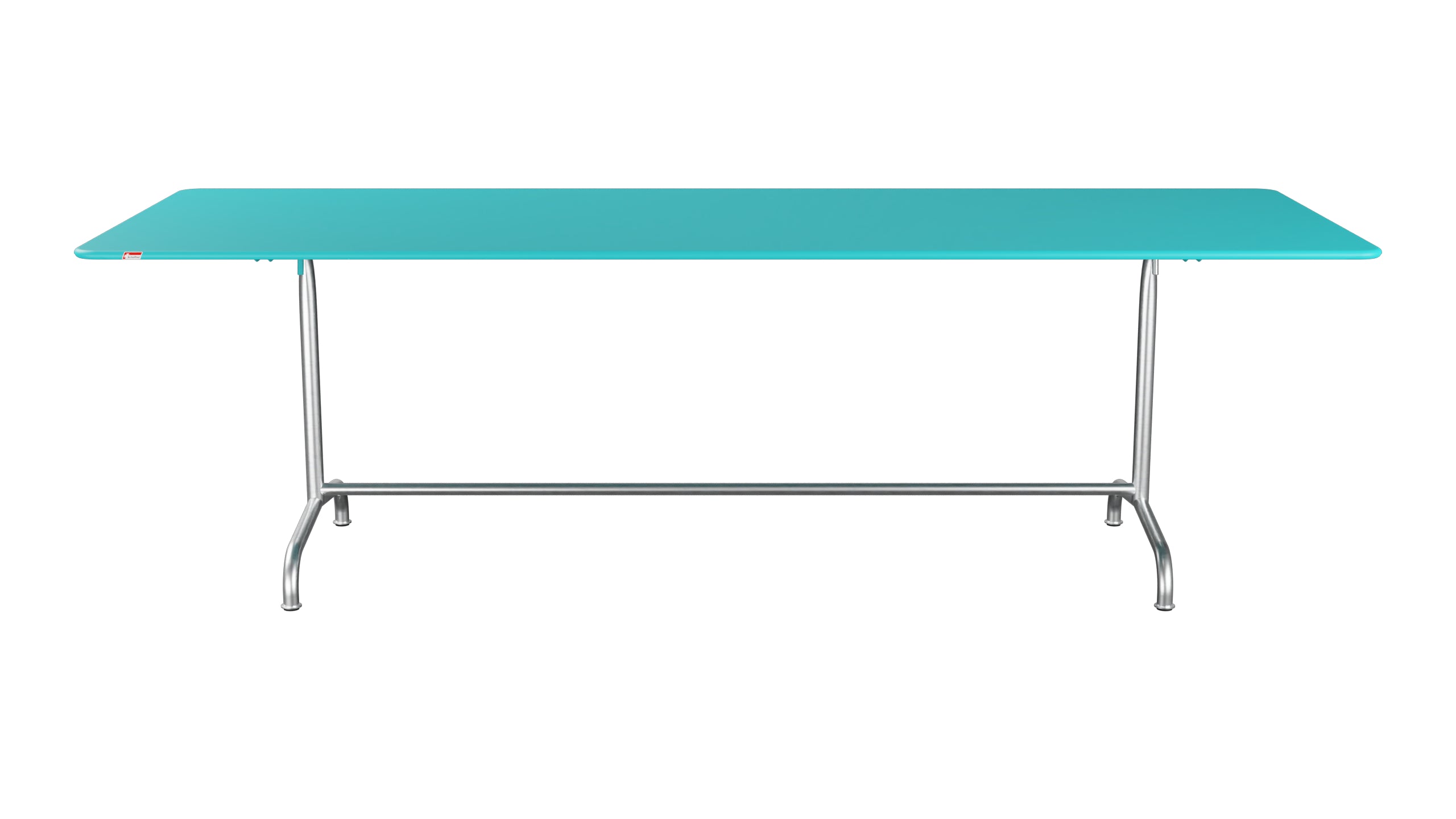 Rigi Metall-Gartentisch 240x90 klappbar in Türkis präsentiert im Onlineshop von KAQTU Design AG. Gartentisch ist von Schaffner