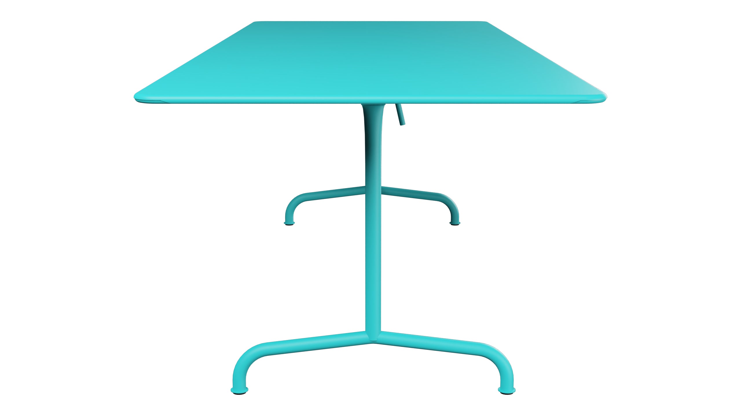 Rigi Metall-Gartentisch 240x90 klappbar in Türkis präsentiert im Onlineshop von KAQTU Design AG. Gartentisch ist von Schaffner