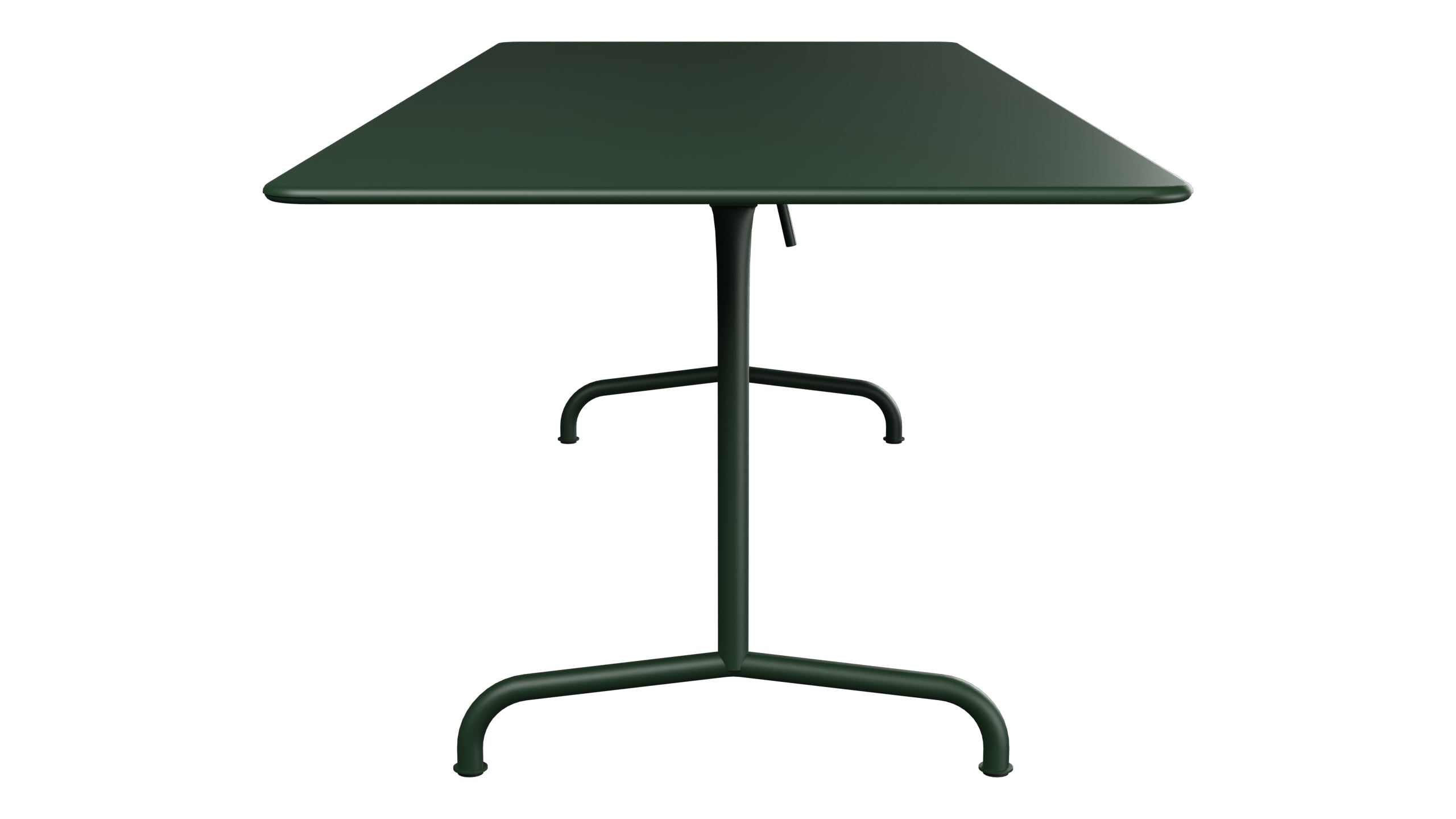 Rigi Metall-Gartentisch 240x90 klappbar in Tannengrün präsentiert im Onlineshop von KAQTU Design AG. Gartentisch ist von Schaffner