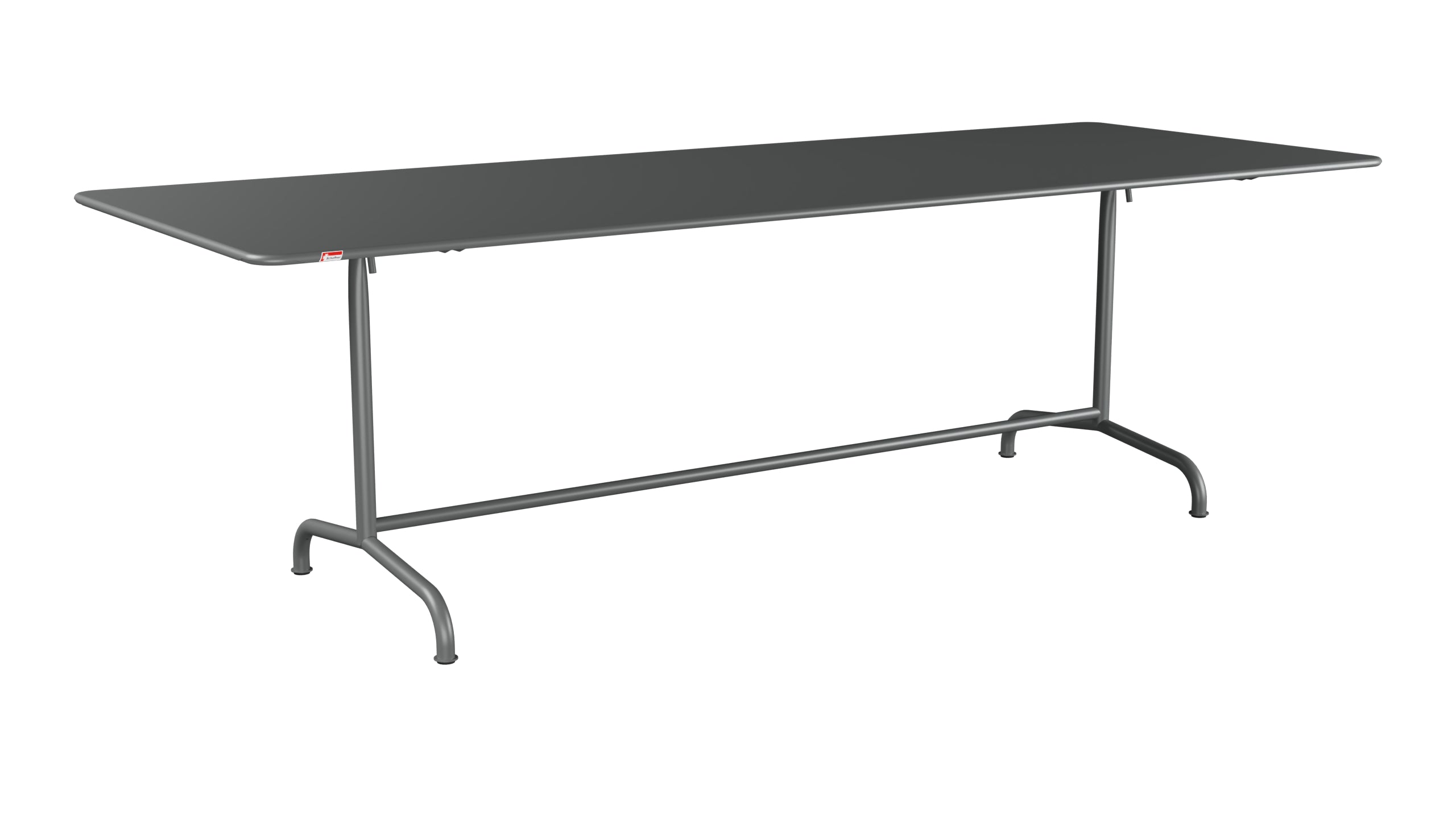 Rigi Metall-Gartentisch 240x90 klappbar in Graphit präsentiert im Onlineshop von KAQTU Design AG. Gartentisch ist von Schaffner