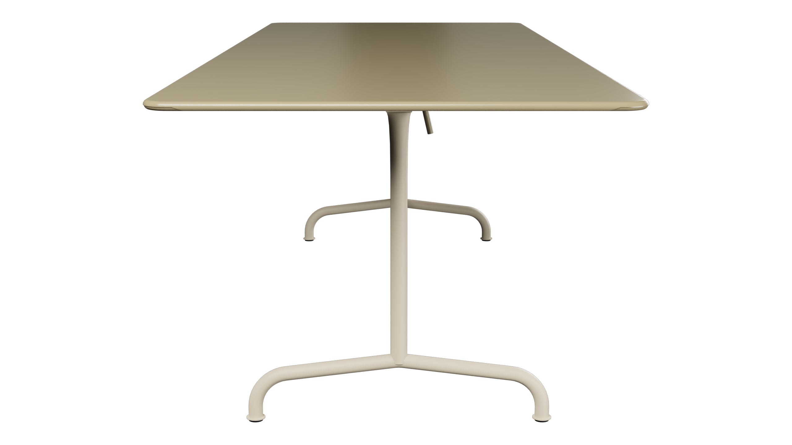 Rigi Metall-Gartentisch 240x90 klappbar in Champagner präsentiert im Onlineshop von KAQTU Design AG. Gartentisch ist von Schaffner
