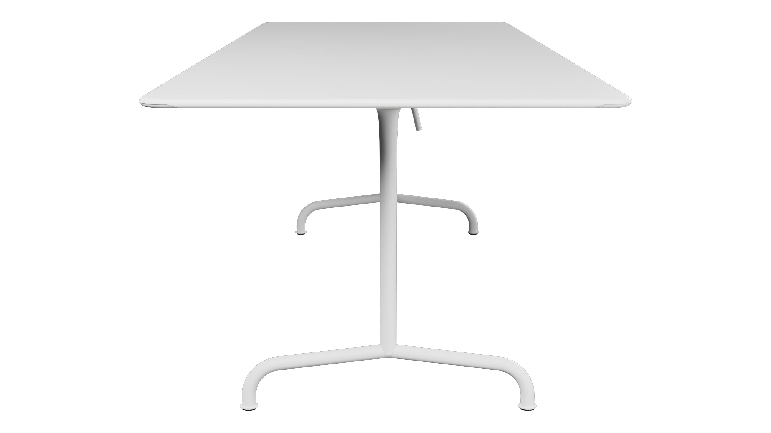 Rigi Metall-Gartentisch 240x90 klappbar in Weiss präsentiert im Onlineshop von KAQTU Design AG. Gartentisch ist von Schaffner