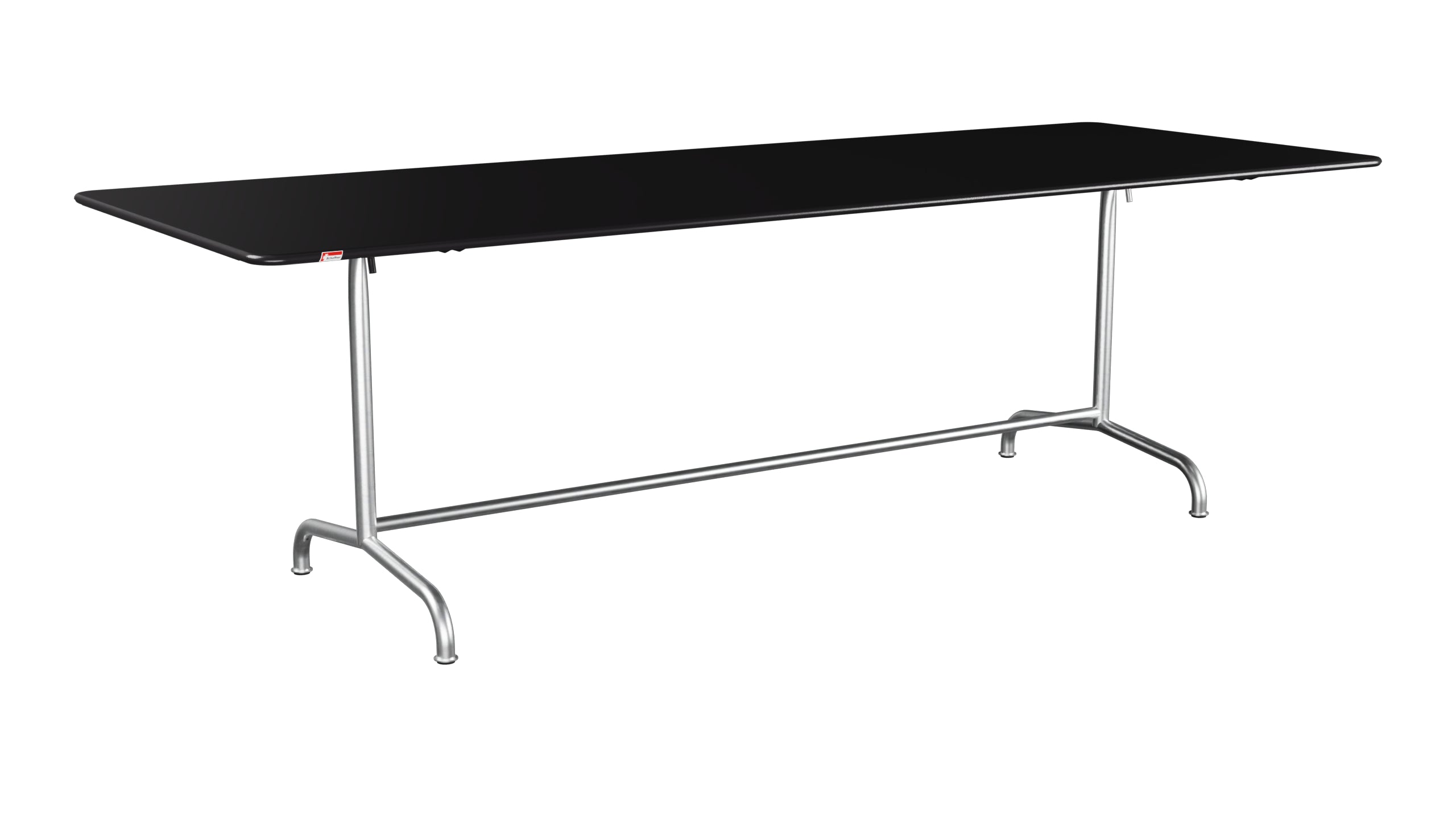 Rigi Metall-Gartentisch 240x90 klappbar in Schwarz präsentiert im Onlineshop von KAQTU Design AG. Gartentisch ist von Schaffner