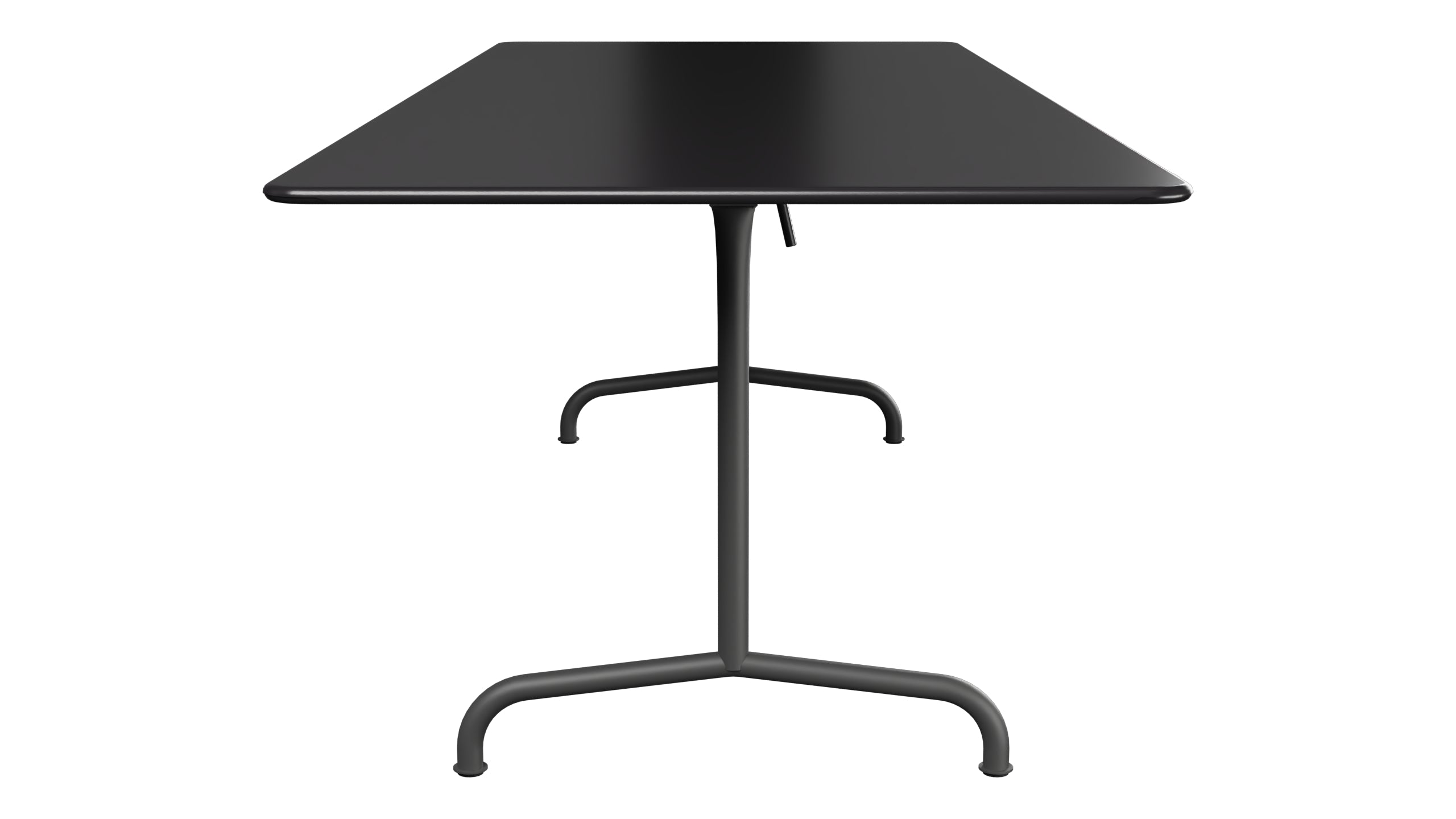 Rigi Metall-Gartentisch 240x90 klappbar in Schwarz präsentiert im Onlineshop von KAQTU Design AG. Gartentisch ist von Schaffner