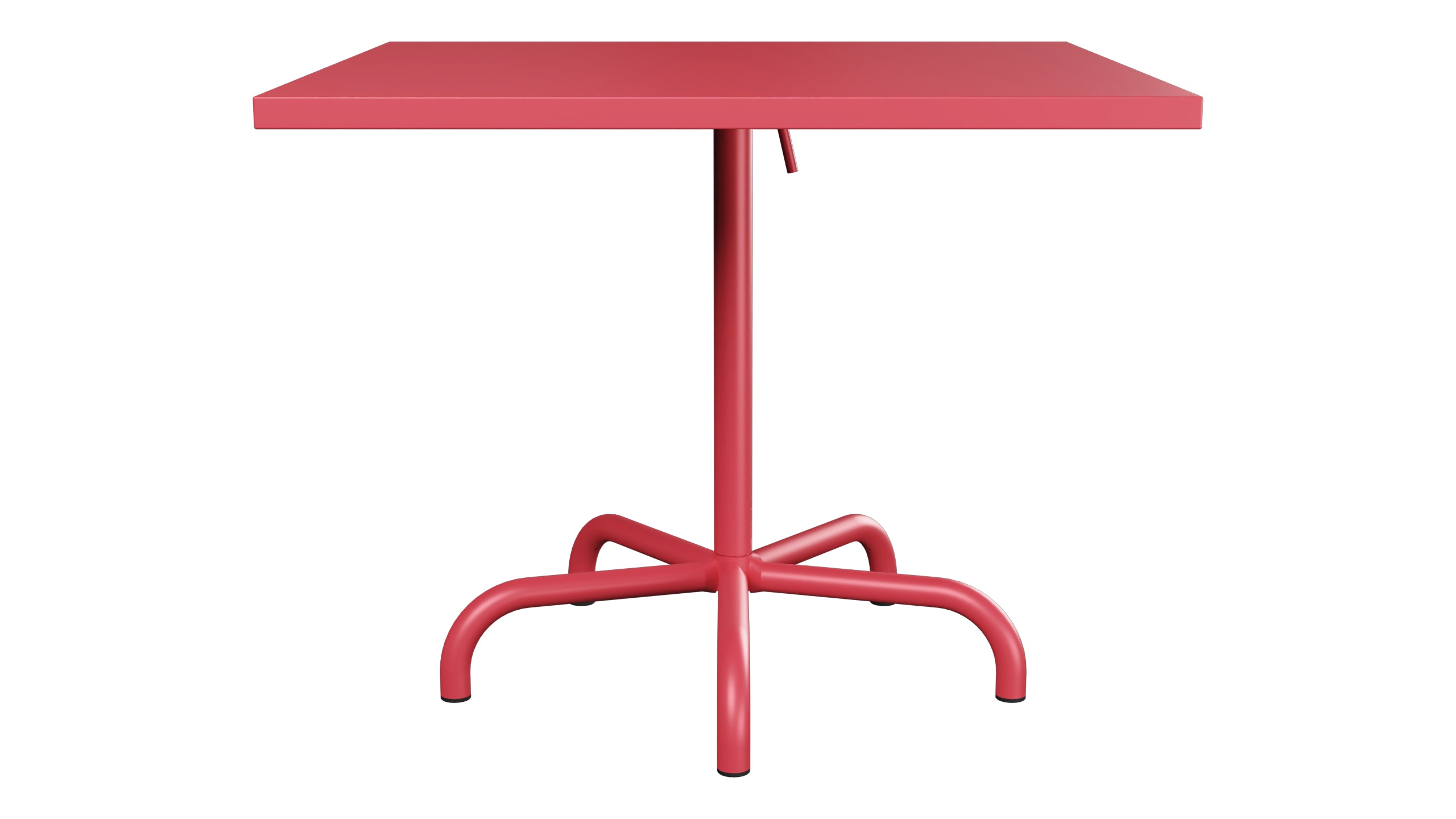 Säntis Metall-Gartentisch 90x90 klappbar in Ahornrot präsentiert im Onlineshop von KAQTU Design AG. Gartentisch ist von Schaffner