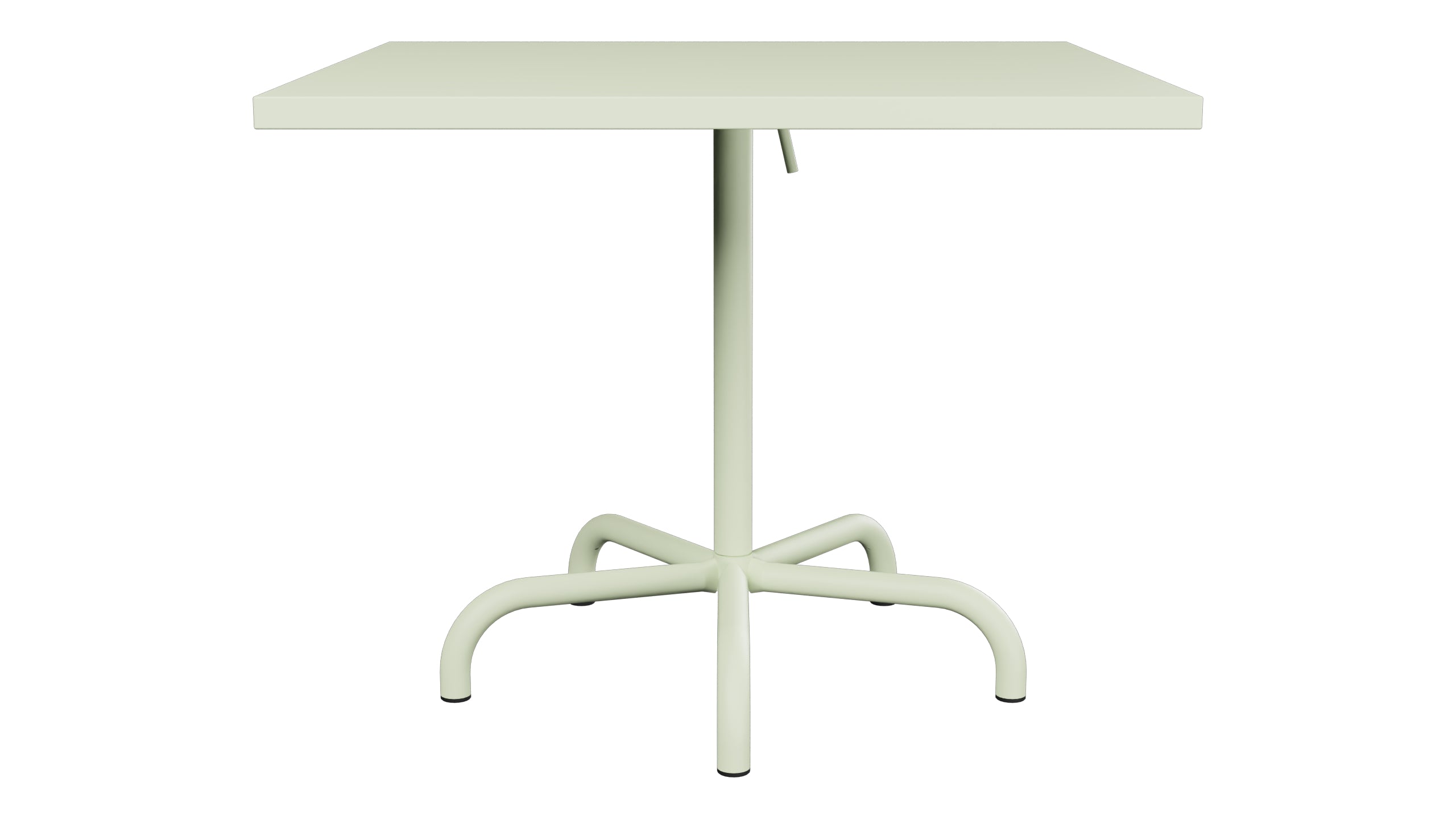 Säntis Metall-Gartentisch 90x90 klappbar in Pastellgrün präsentiert im Onlineshop von KAQTU Design AG. Gartentisch ist von Schaffner