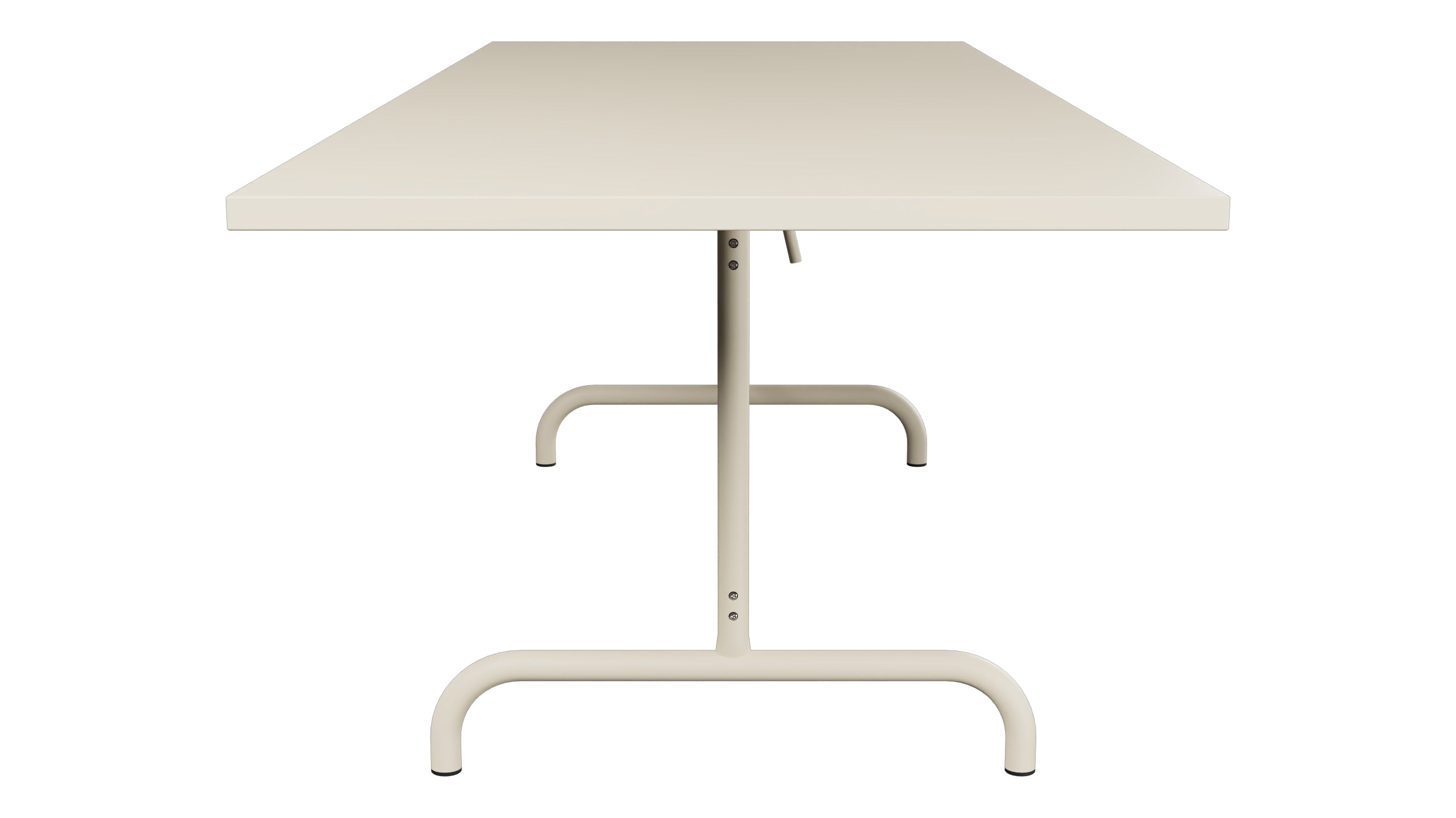 Säntis Metall-Gartentisch 240x90 klappbar in Pastellsand präsentiert im Onlineshop von KAQTU Design AG. Gartentisch ist von Schaffner
