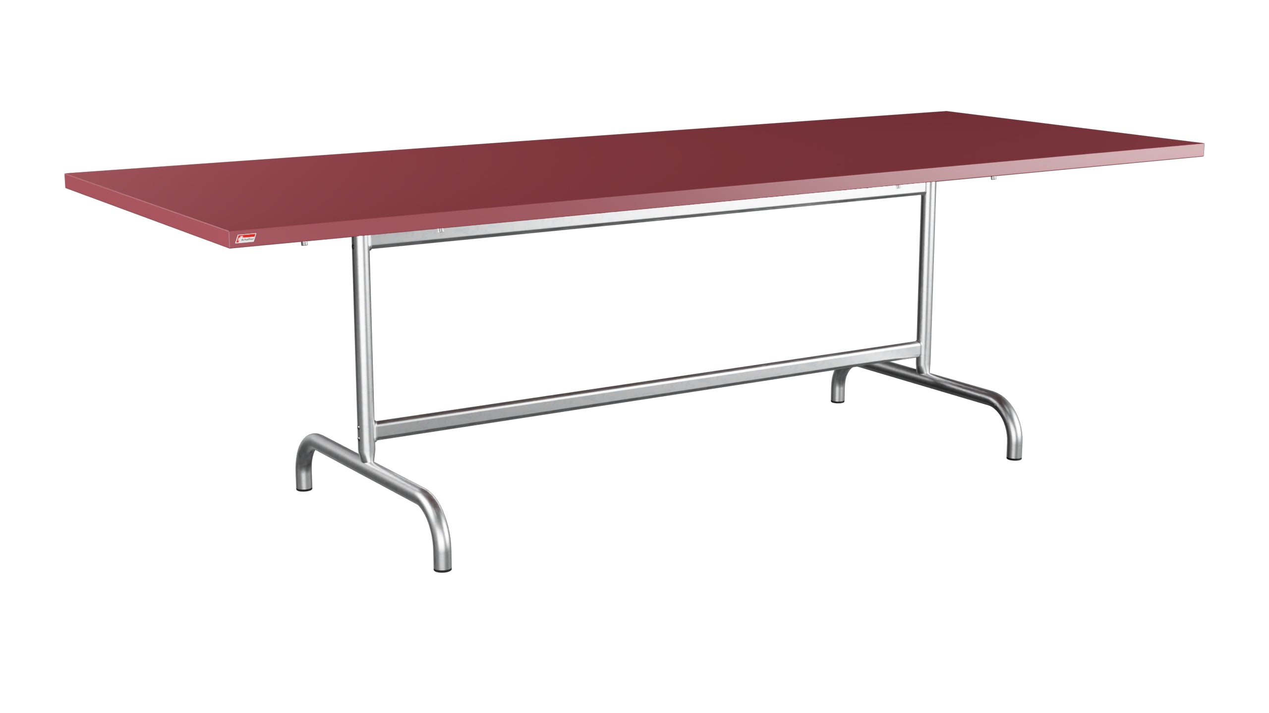 Säntis Metall-Gartentisch 240x90 klappbar in Bordeaux präsentiert im Onlineshop von KAQTU Design AG. Gartentisch ist von Schaffner