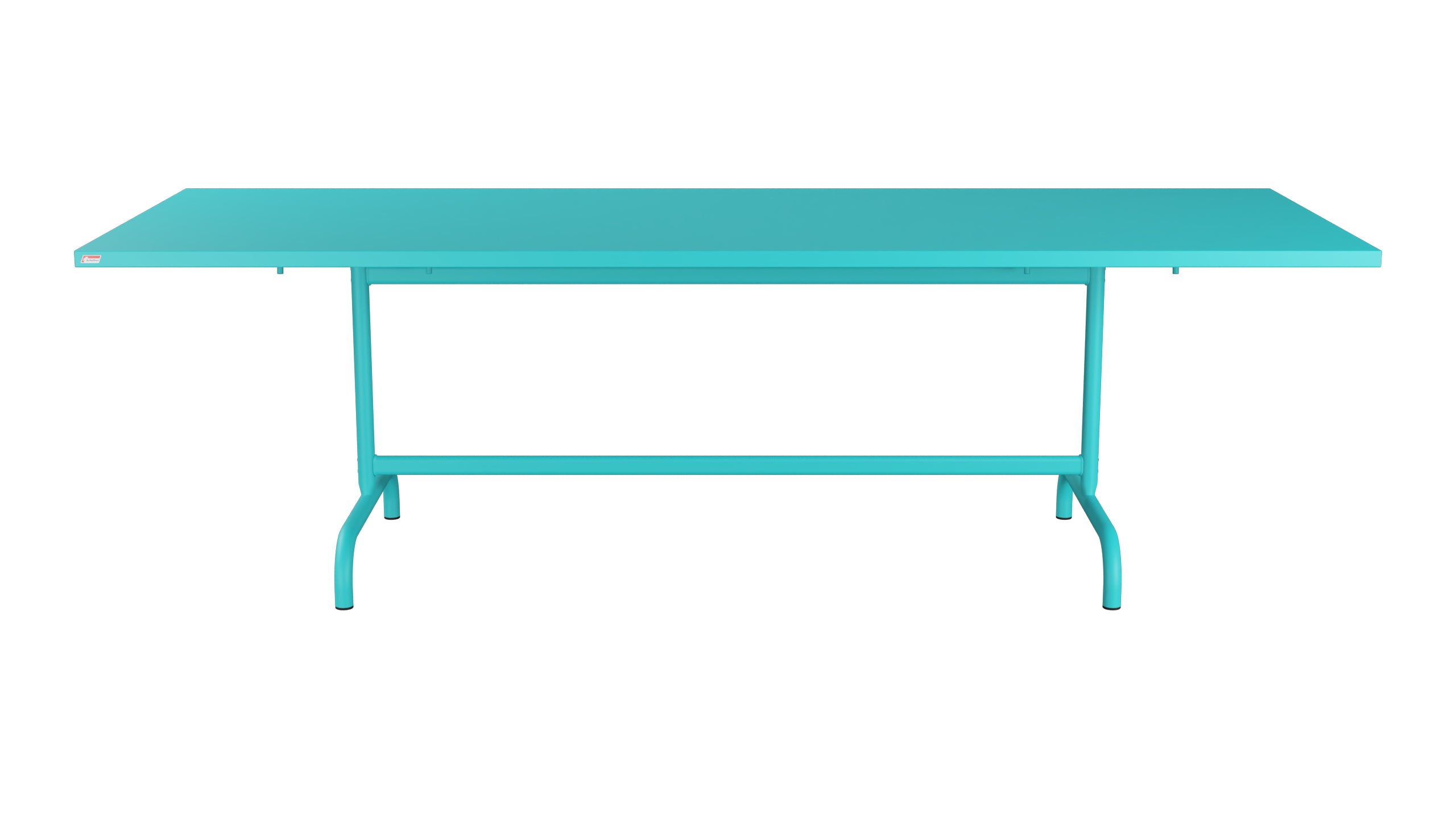 Säntis Metall-Gartentisch 240x90 klappbar in Türkis präsentiert im Onlineshop von KAQTU Design AG. Gartentisch ist von Schaffner