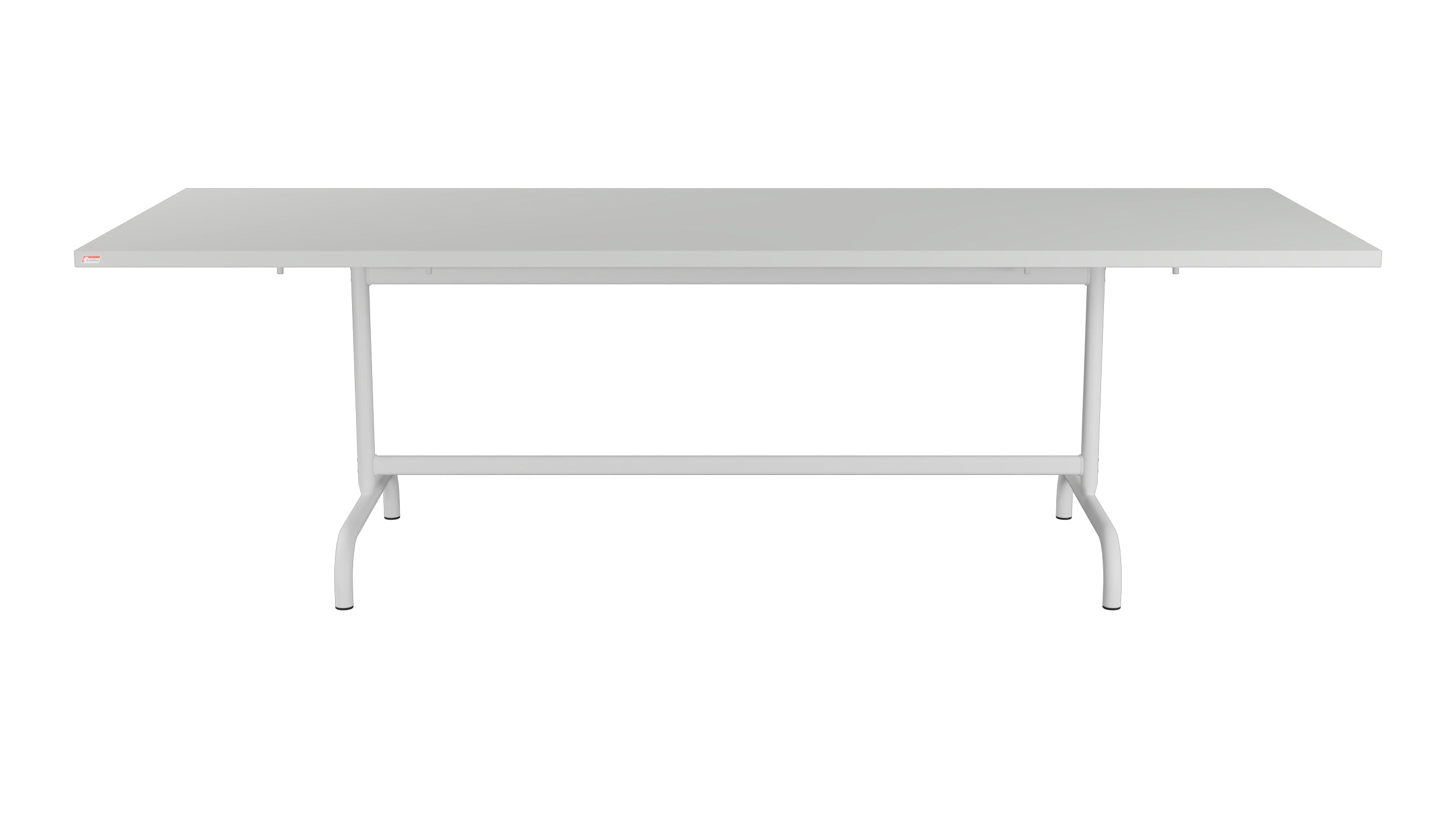 Säntis Metall-Gartentisch 240x90 klappbar in Alusilber präsentiert im Onlineshop von KAQTU Design AG. Gartentisch ist von Schaffner
