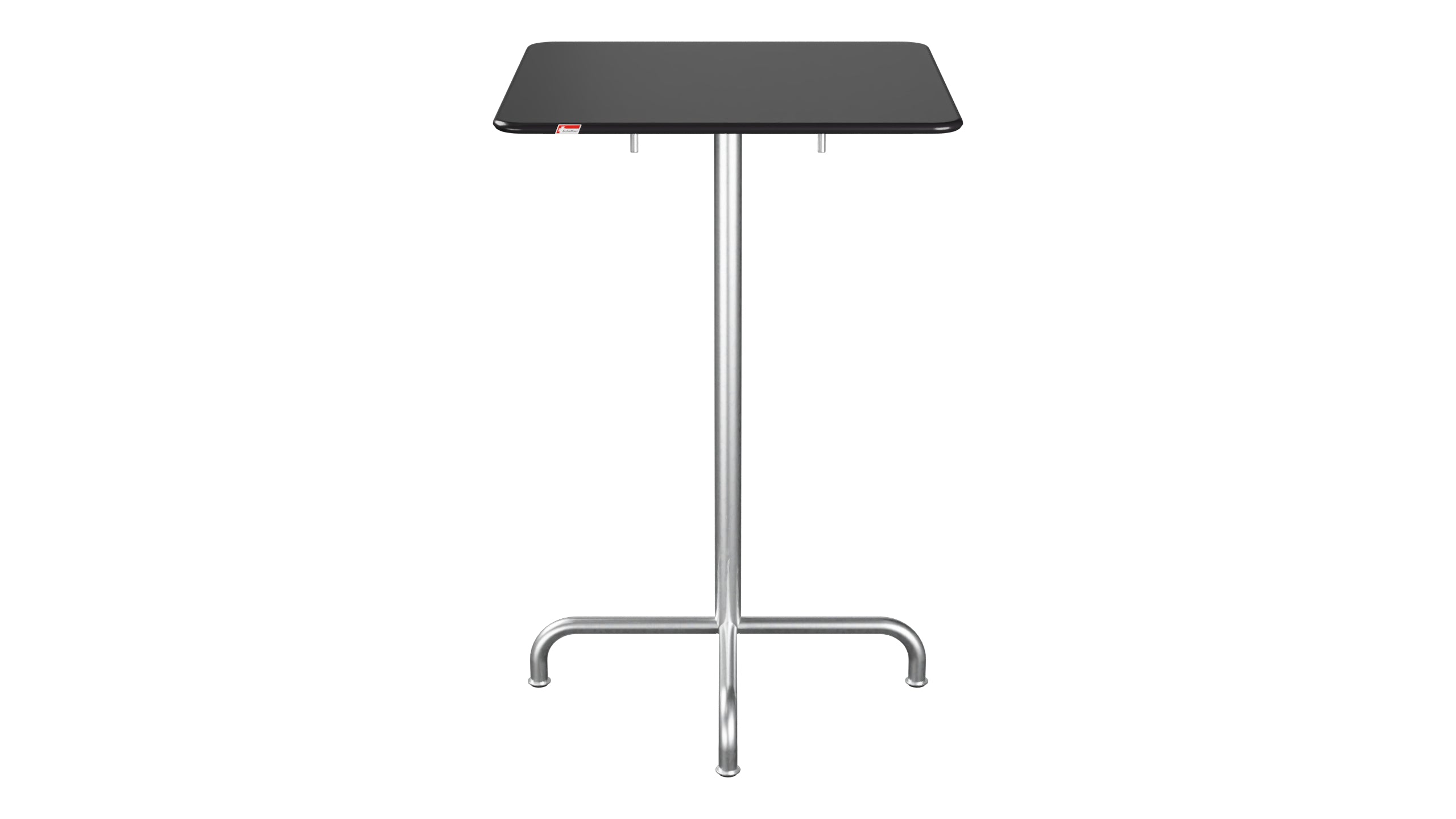 Rigi Metall-Stehtisch Outdoor 70x70 / 110 klappbar in Schwarz präsentiert im Onlineshop von KAQTU Design AG. Hochtisch Outdoor ist von Schaffner