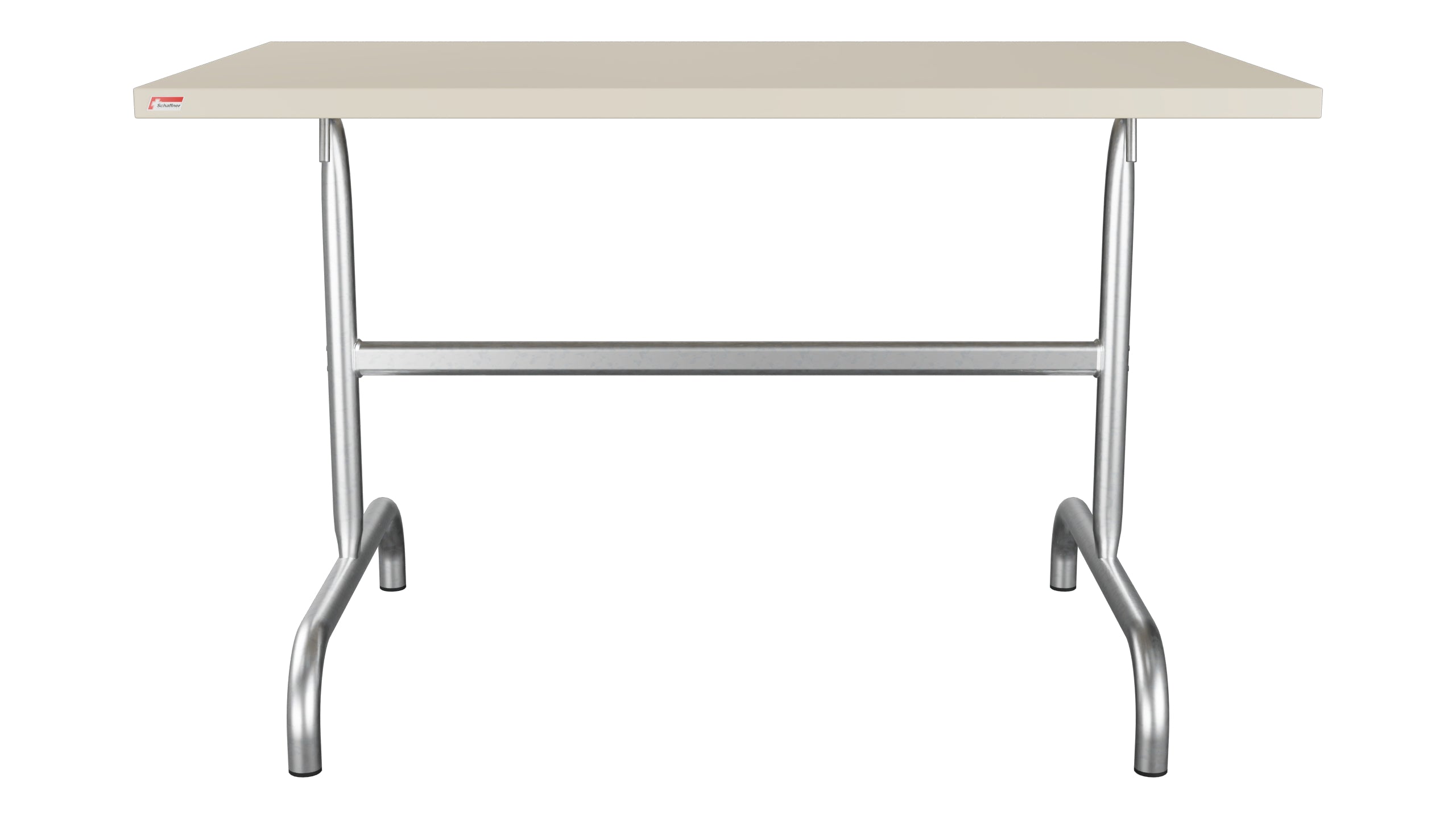 Säntis Metall-Gartentisch 117x70 klappbar in Pastellsand präsentiert im Onlineshop von KAQTU Design AG. Gartentisch ist von Schaffner