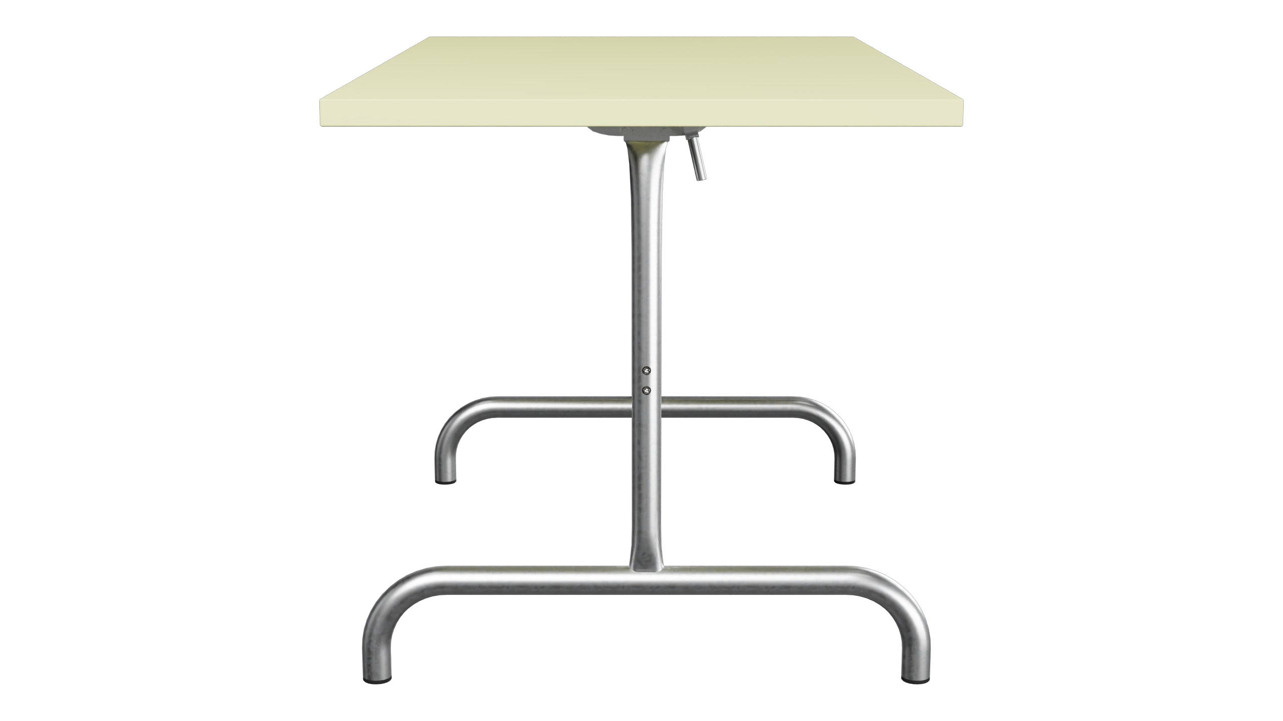 Säntis Metall-Gartentisch 117x70 klappbar in Buchsbaumgelb präsentiert im Onlineshop von KAQTU Design AG. Gartentisch ist von Schaffner
