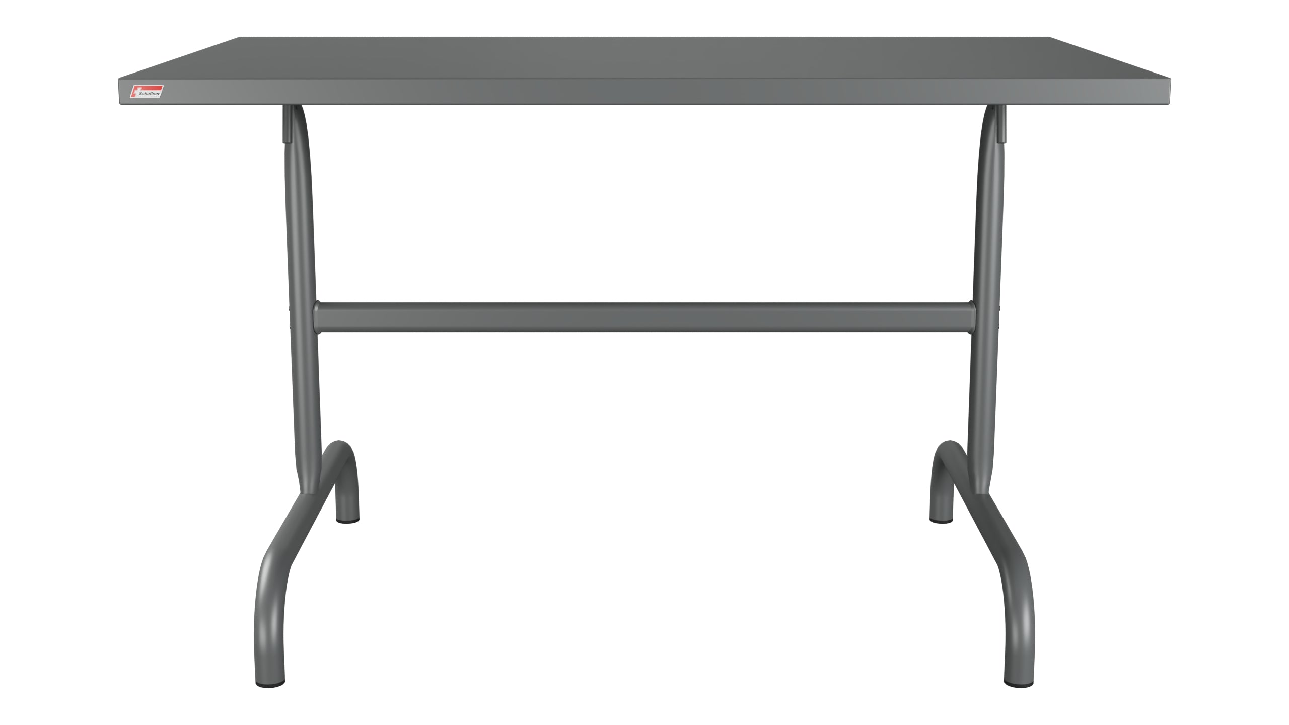 Säntis Metall-Gartentisch 117x70 klappbar in Graphit präsentiert im Onlineshop von KAQTU Design AG. Gartentisch ist von Schaffner