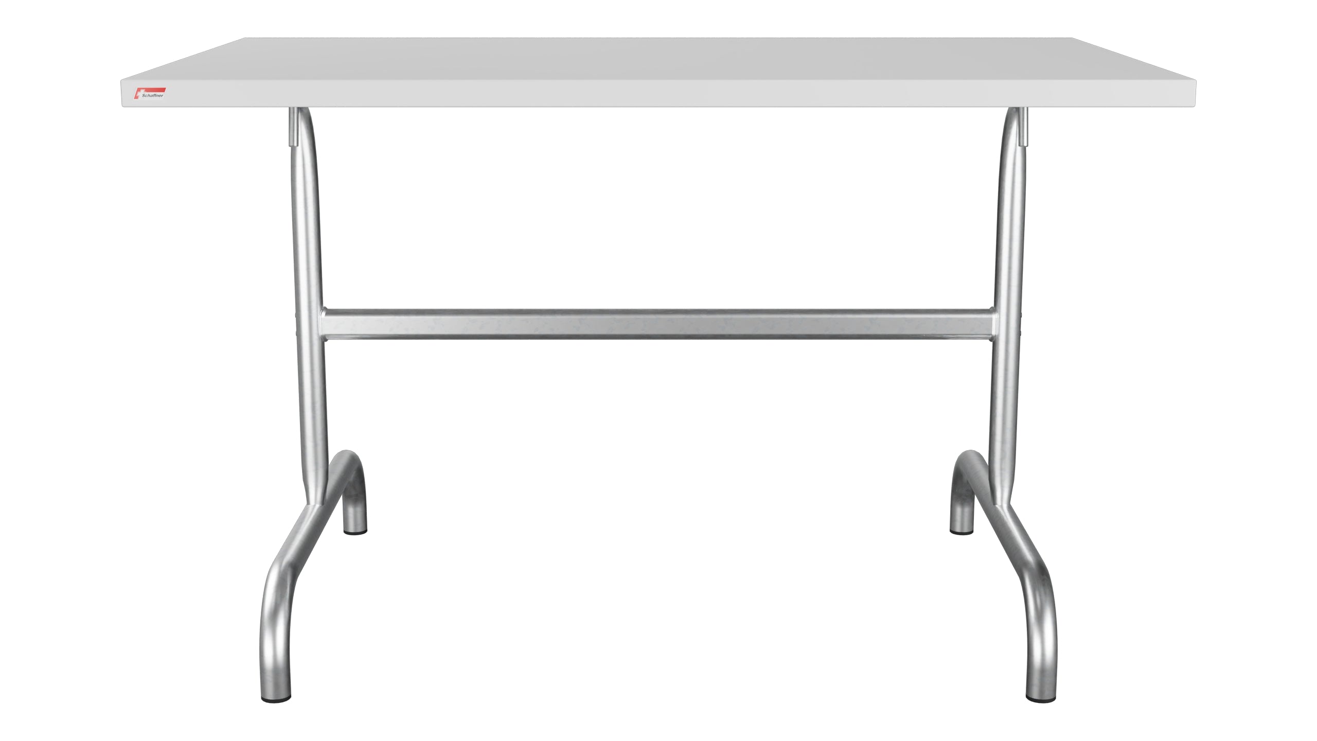 Säntis Metall-Gartentisch 117x70 klappbar in Weiss präsentiert im Onlineshop von KAQTU Design AG. Gartentisch ist von Schaffner