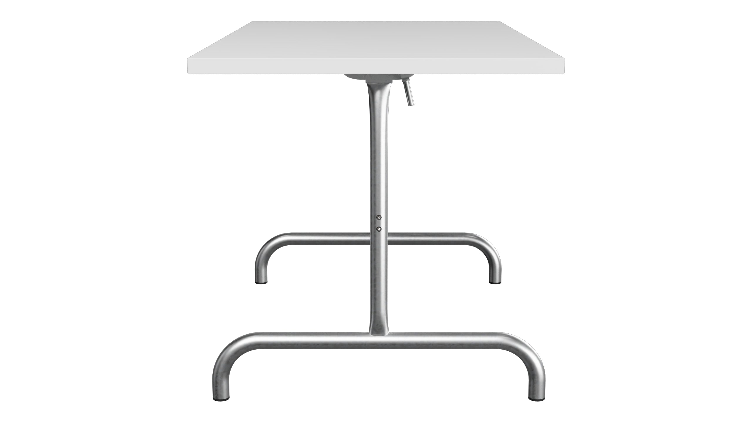 Säntis Metall-Gartentisch 117x70 klappbar in Weiss präsentiert im Onlineshop von KAQTU Design AG. Gartentisch ist von Schaffner