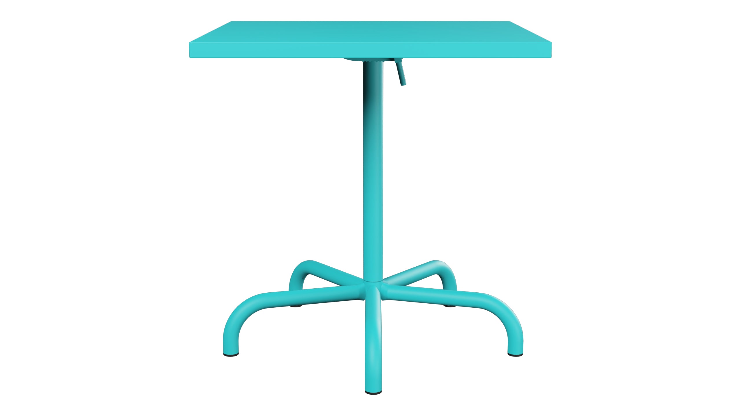 Säntis Metall-Gartentisch 70x70 klappbar in Türkis präsentiert im Onlineshop von KAQTU Design AG. Gartentisch ist von Schaffner