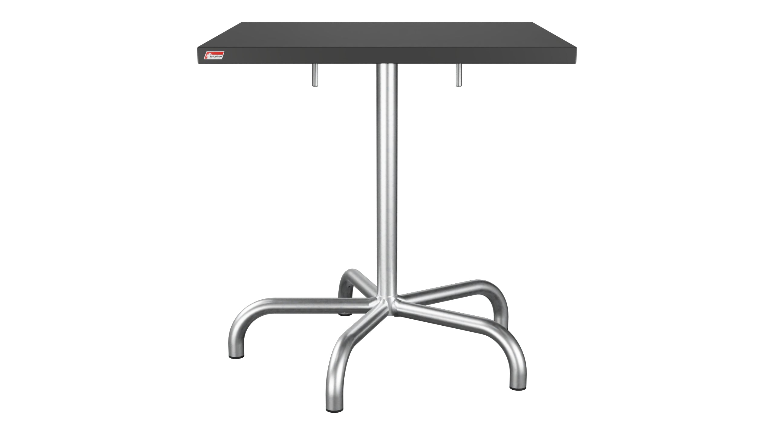 Säntis Metall-Gartentisch 70x70 klappbar in Anthrazit präsentiert im Onlineshop von KAQTU Design AG. Gartentisch ist von Schaffner