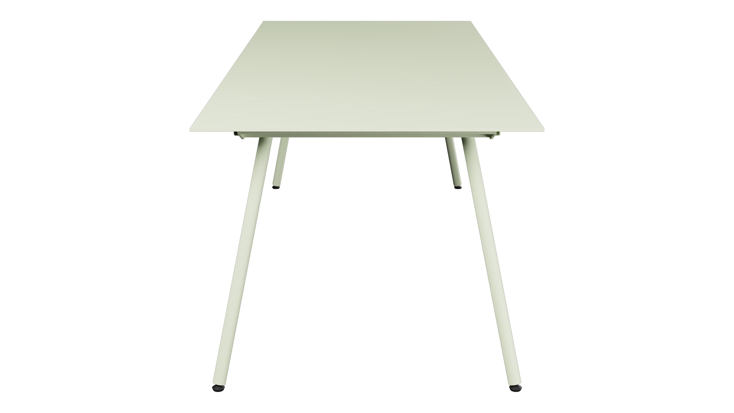 Locarno Glasfaser-Gartentisch 160/220x90 ausziehbar in Pastellgrün präsentiert im Onlineshop von KAQTU Design AG. Gartentisch ist von Schaffner
