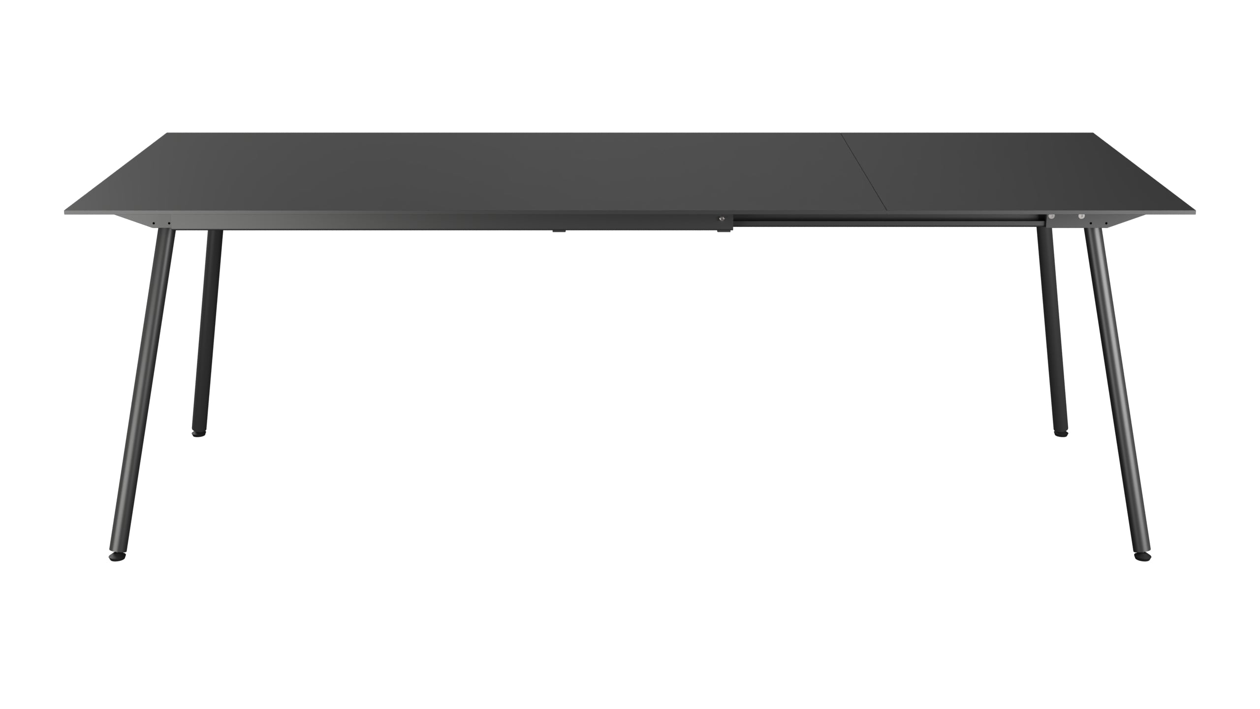 Locarno Glasfaser-Gartentisch 160/220x90 ausziehbar in Anthrazit präsentiert im Onlineshop von KAQTU Design AG. Gartentisch ist von Schaffner