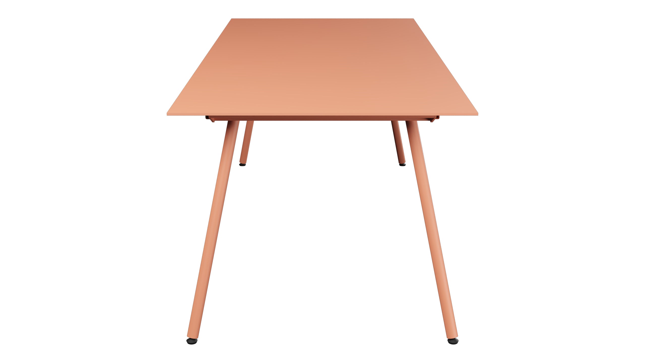 Locarno Glasfaser-Gartentisch 160/220x90 ausziehbar in Pastellterracotta präsentiert im Onlineshop von KAQTU Design AG. Gartentisch ist von Schaffner