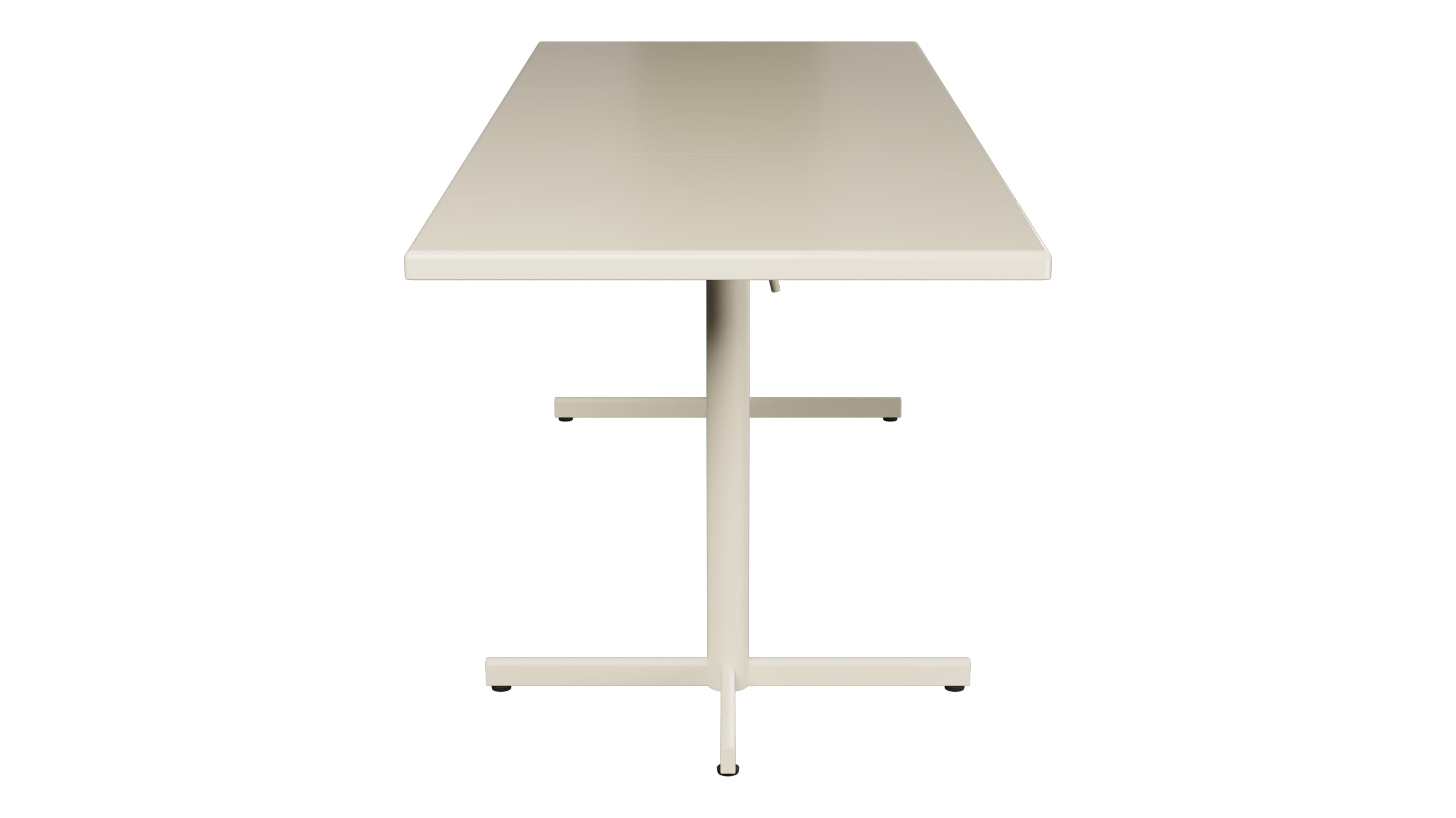 Bodensee Glasfaser-Gartentisch 140/210x80 klappbar, ausziehbar in Pastellsand präsentiert im Onlineshop von KAQTU Design AG. Gartentisch ist von Schaffner