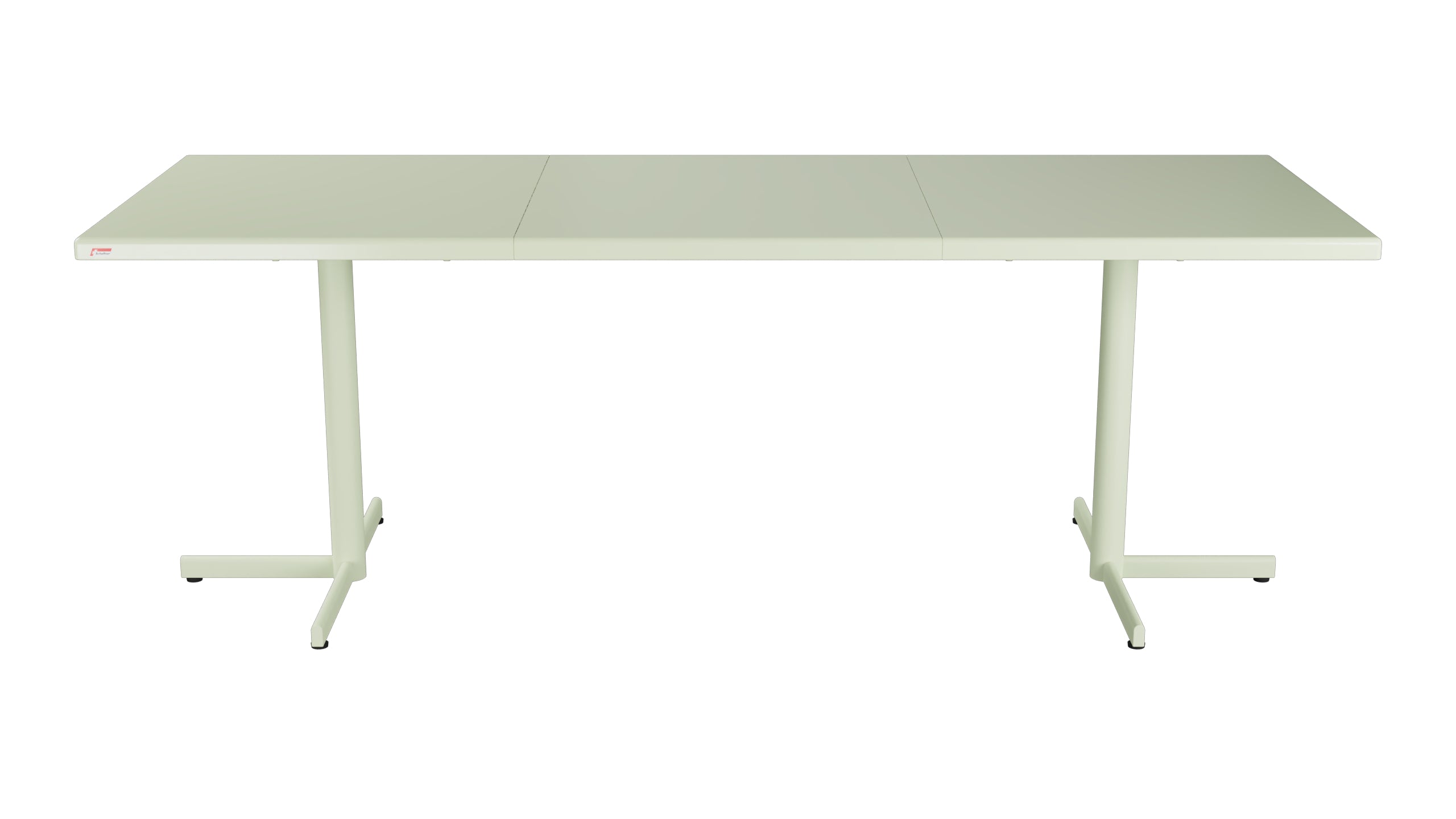 Bodensee Glasfaser-Gartentisch 140/210x80 klappbar, ausziehbar in Pastellgrün präsentiert im Onlineshop von KAQTU Design AG. Gartentisch ist von Schaffner