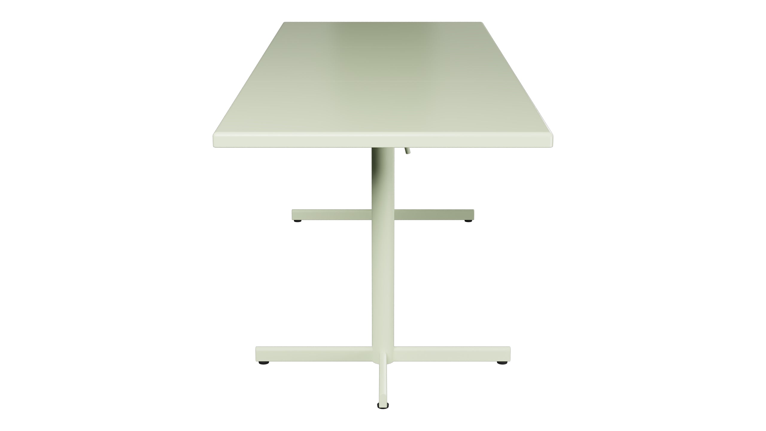 Bodensee Glasfaser-Gartentisch 140/210x80 klappbar, ausziehbar in Pastellgrün präsentiert im Onlineshop von KAQTU Design AG. Gartentisch ist von Schaffner