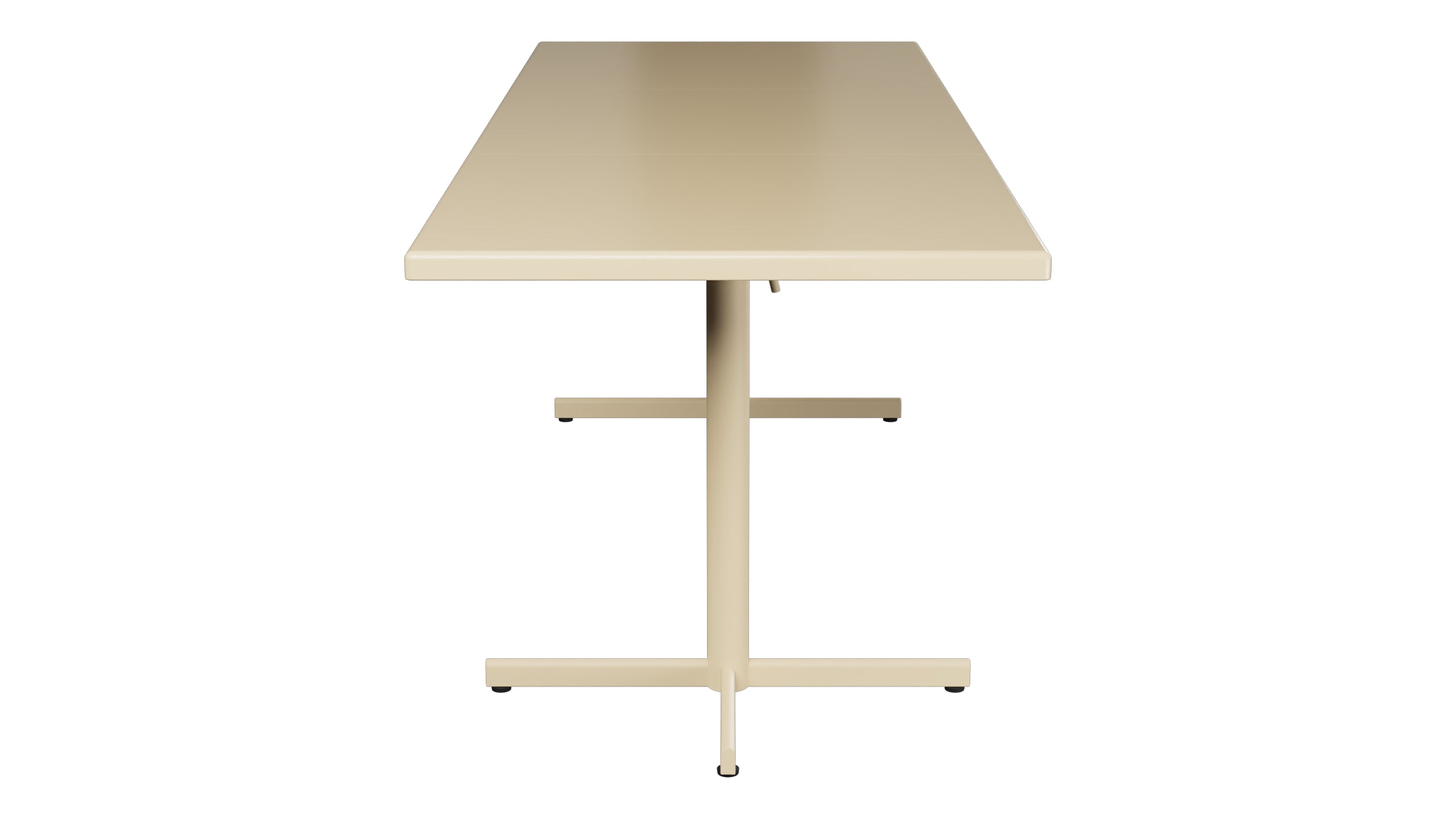 Bodensee Glasfaser-Gartentisch 140/210x80 klappbar, ausziehbar in Pastellbraun präsentiert im Onlineshop von KAQTU Design AG. Gartentisch ist von Schaffner
