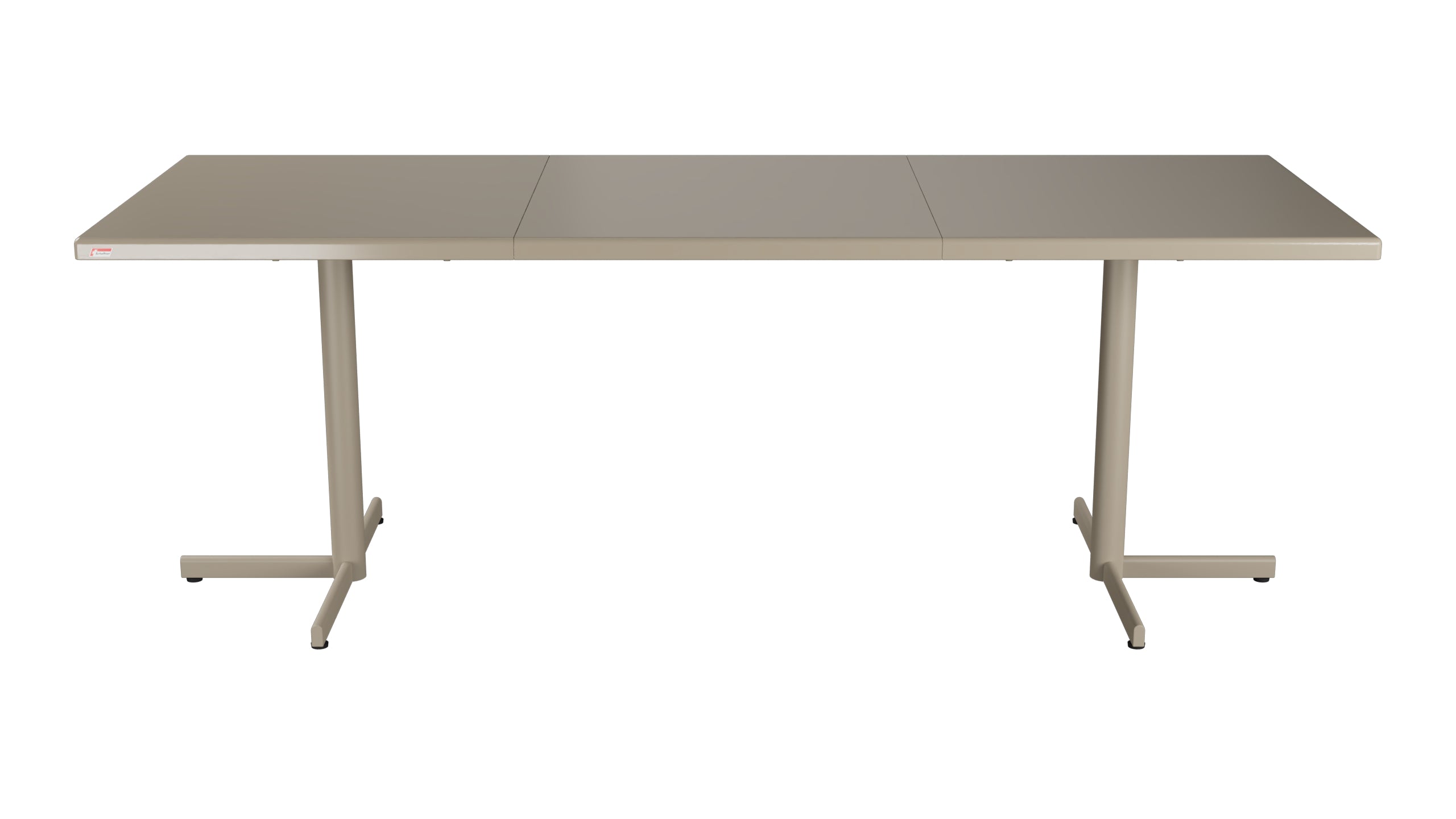 Bodensee Glasfaser-Gartentisch 140/210x80 klappbar, ausziehbar in Champagner präsentiert im Onlineshop von KAQTU Design AG. Gartentisch ist von Schaffner