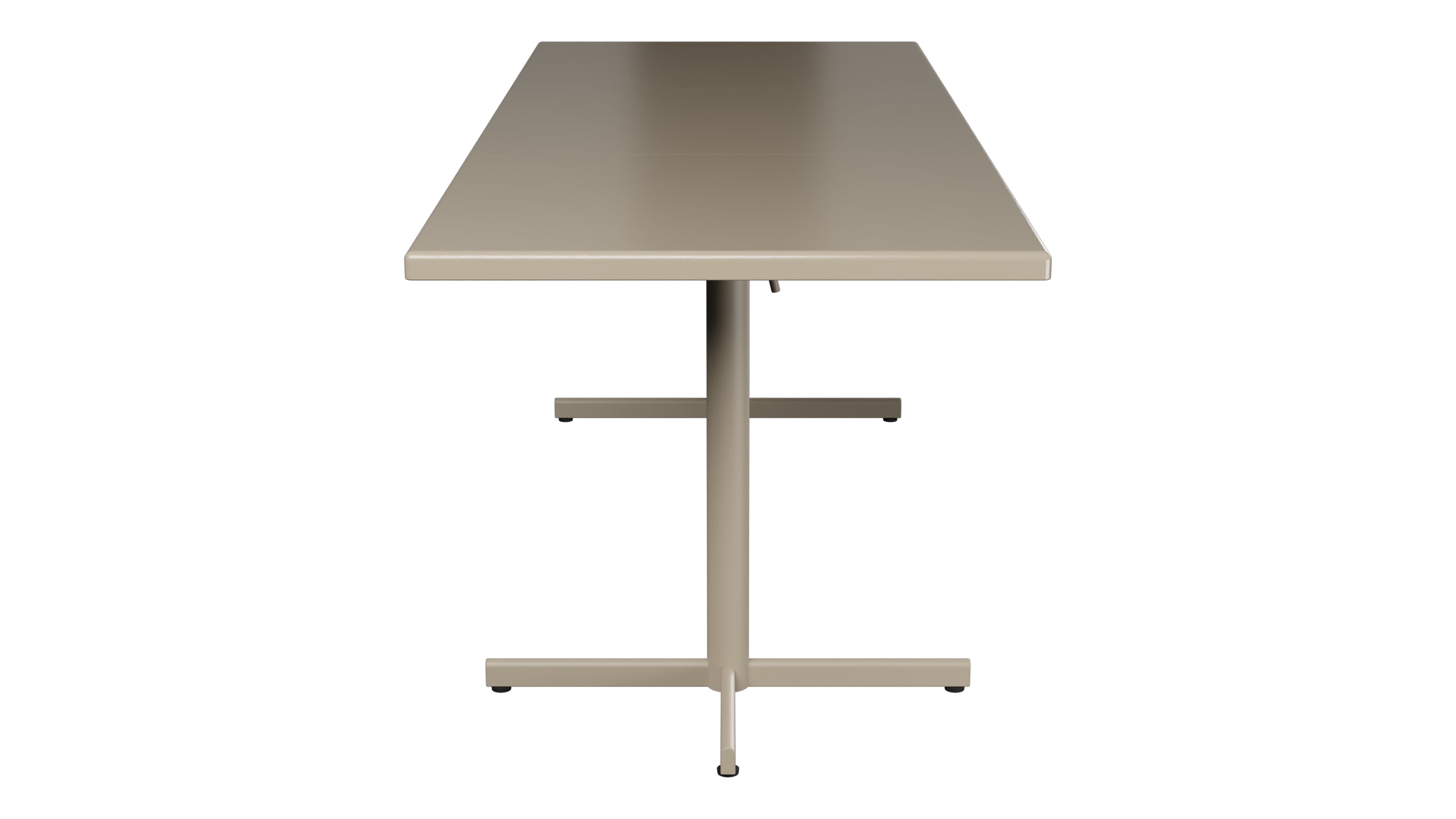 Bodensee Glasfaser-Gartentisch 140/210x80 klappbar, ausziehbar in Champagner präsentiert im Onlineshop von KAQTU Design AG. Gartentisch ist von Schaffner