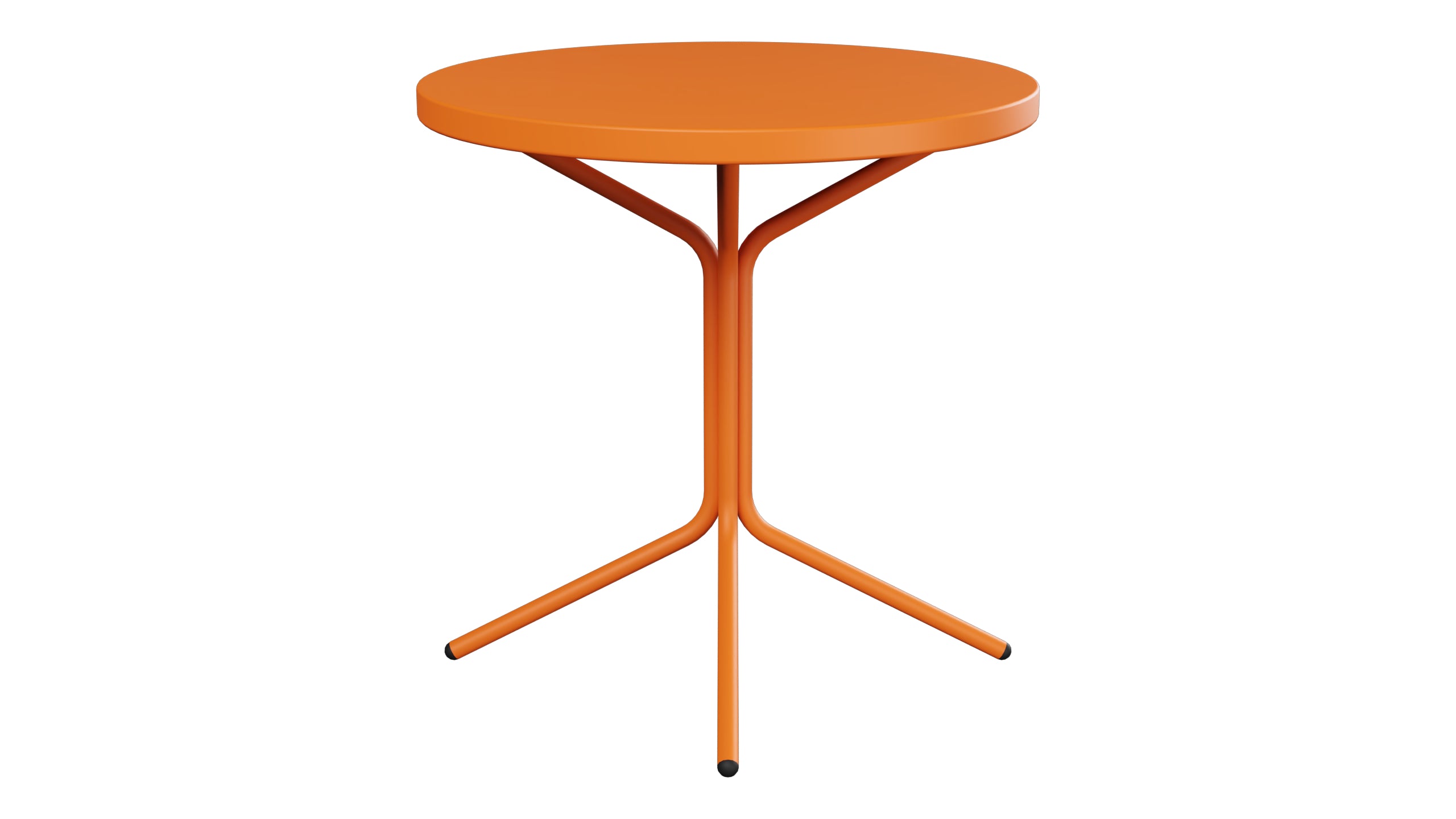 PIX Metall-Beistelltisch Outdoor ø54 / 54 in Orange präsentiert im Onlineshop von KAQTU Design AG. Beistelltisch Outdoor ist von Schaffner