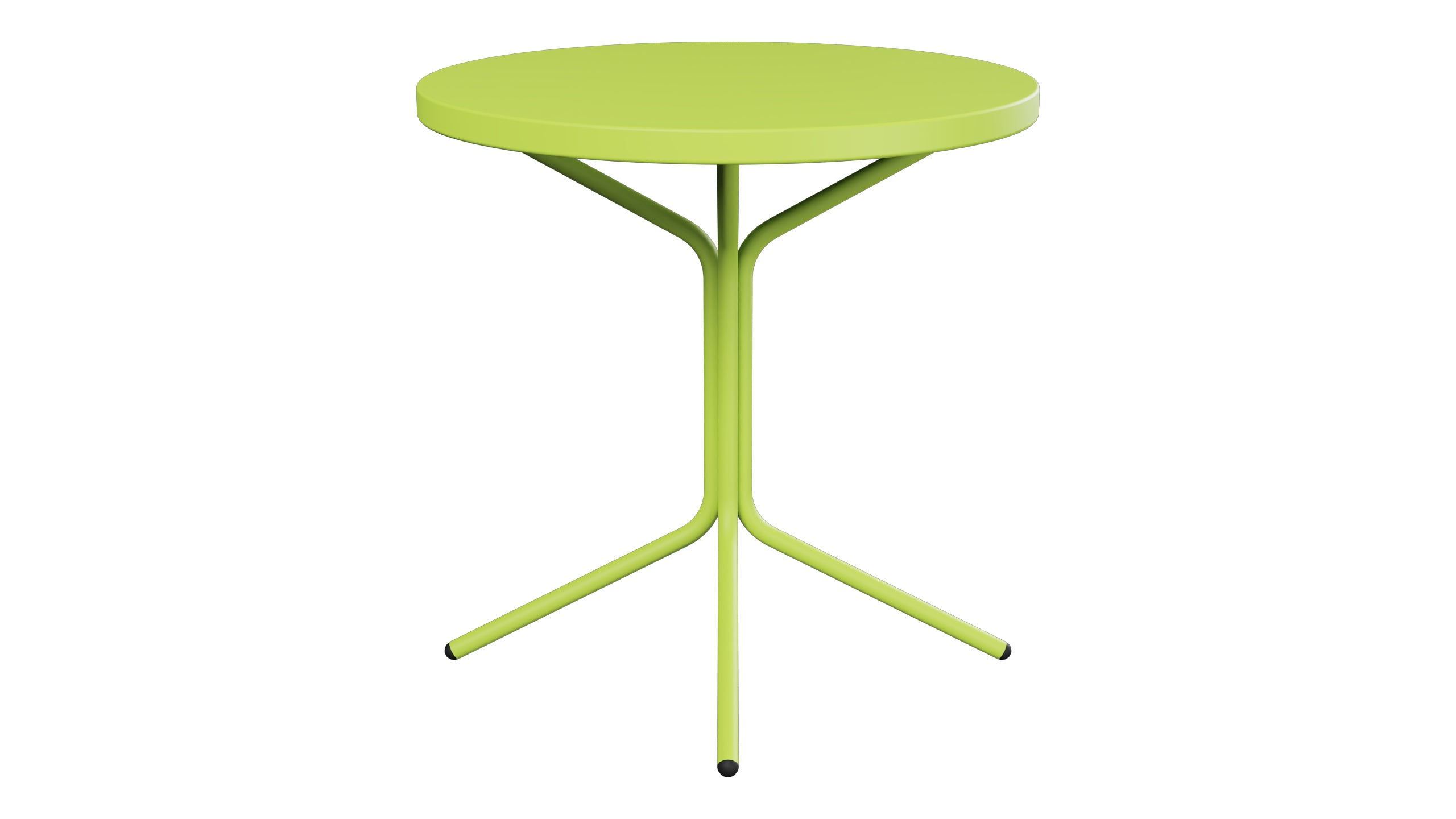 PIX Metall-Beistelltisch Outdoor ø54 / 54 in Hellgrün präsentiert im Onlineshop von KAQTU Design AG. Beistelltisch Outdoor ist von Schaffner