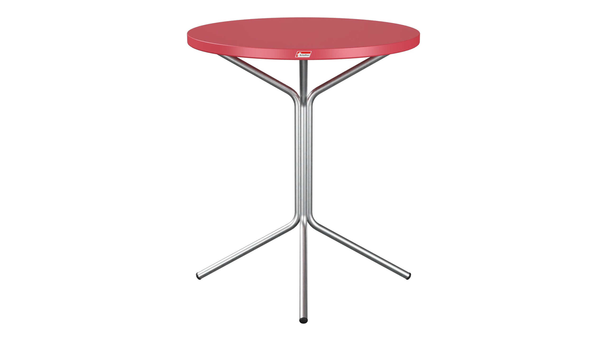 PIX Metall-Gartentisch ø60 / 70 in Ahornrot präsentiert im Onlineshop von KAQTU Design AG. Gartentisch ist von Schaffner