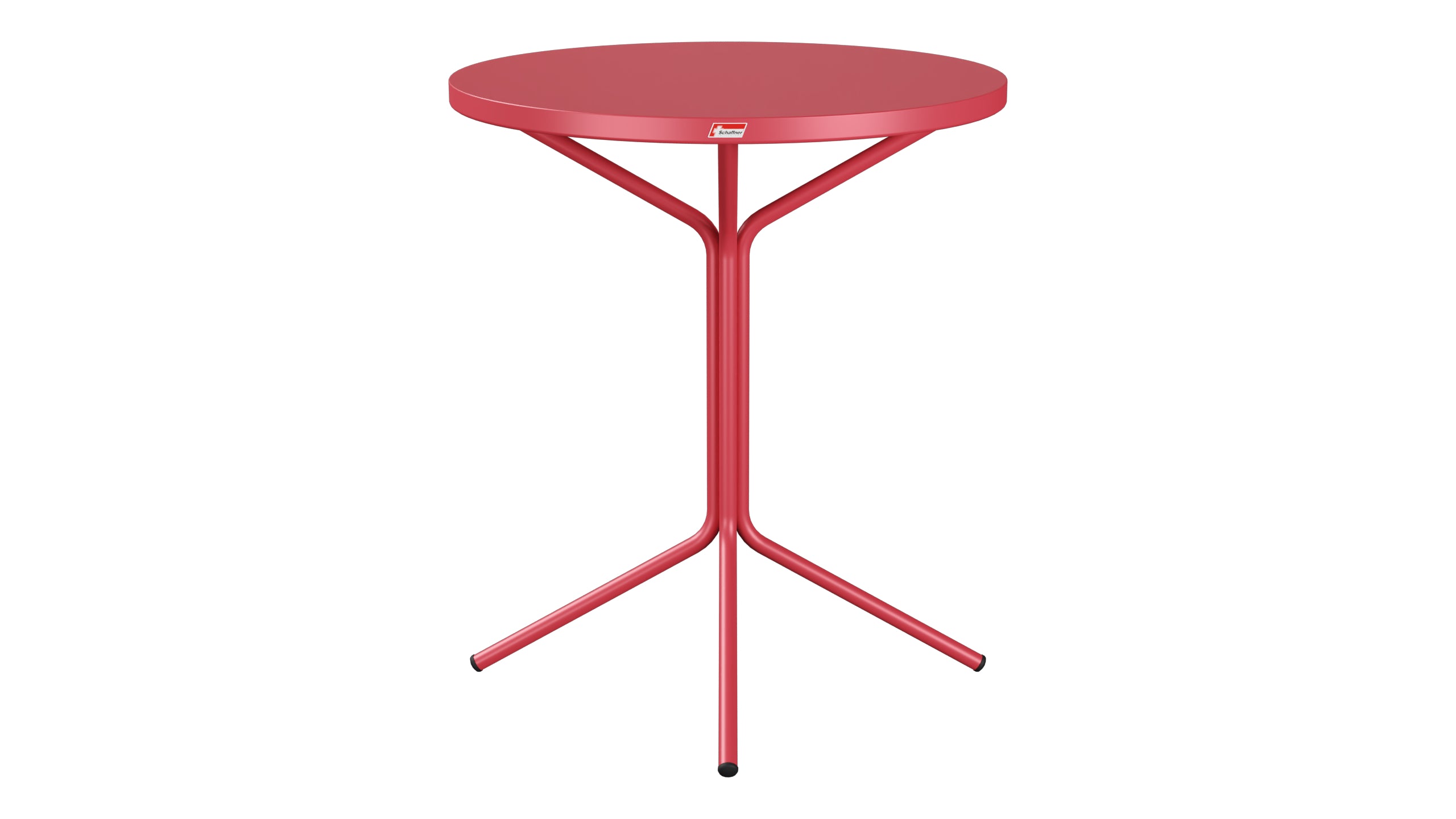 PIX Metall-Gartentisch ø60 / 70 in Ahornrot präsentiert im Onlineshop von KAQTU Design AG. Gartentisch ist von Schaffner