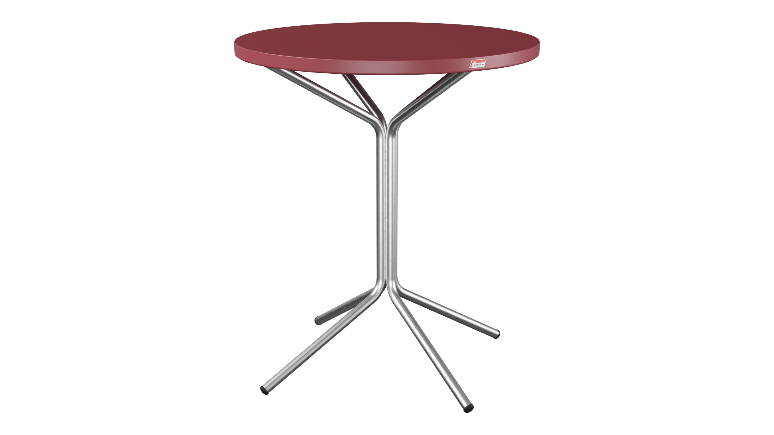 PIX Metall-Gartentisch ø60 / 70 in Bordeaux präsentiert im Onlineshop von KAQTU Design AG. Gartentisch ist von Schaffner