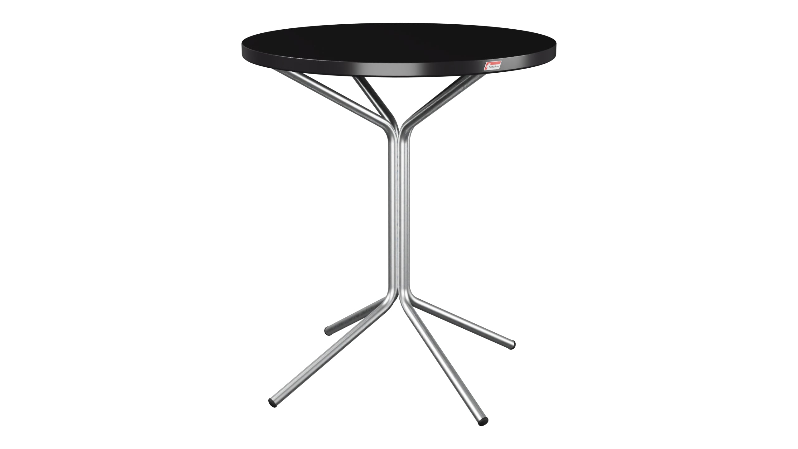PIX Metall-Gartentisch ø60 / 70 in Schwarz präsentiert im Onlineshop von KAQTU Design AG. Gartentisch ist von Schaffner
