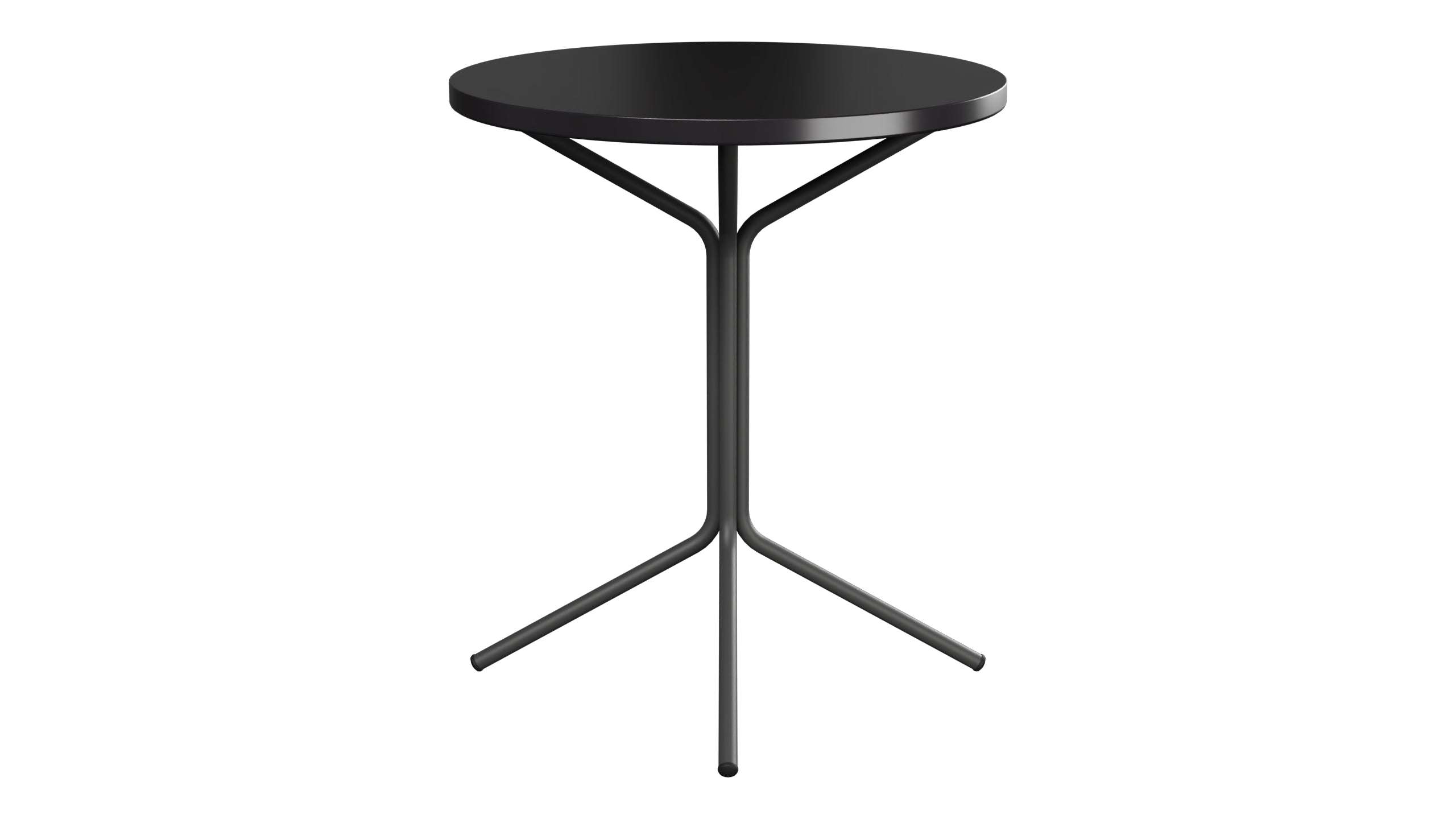 PIX Metall-Gartentisch ø60 / 70 in Schwarz präsentiert im Onlineshop von KAQTU Design AG. Gartentisch ist von Schaffner