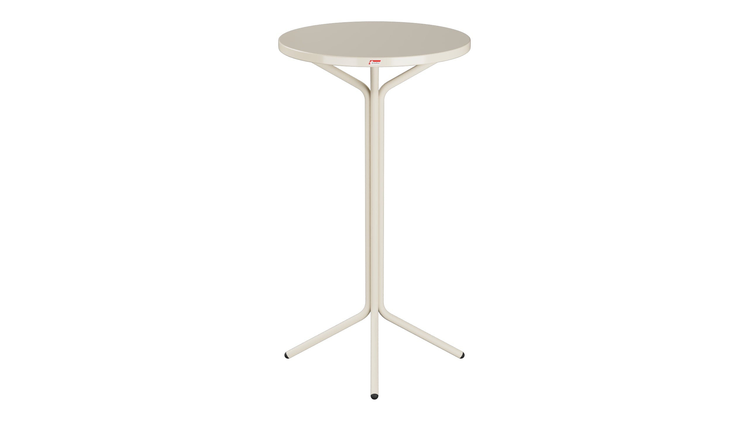 PIX Metall-Stehtisch Outdoor ø60 / 110 in Pastellsand präsentiert im Onlineshop von KAQTU Design AG. Hochtisch Outdoor ist von Schaffner
