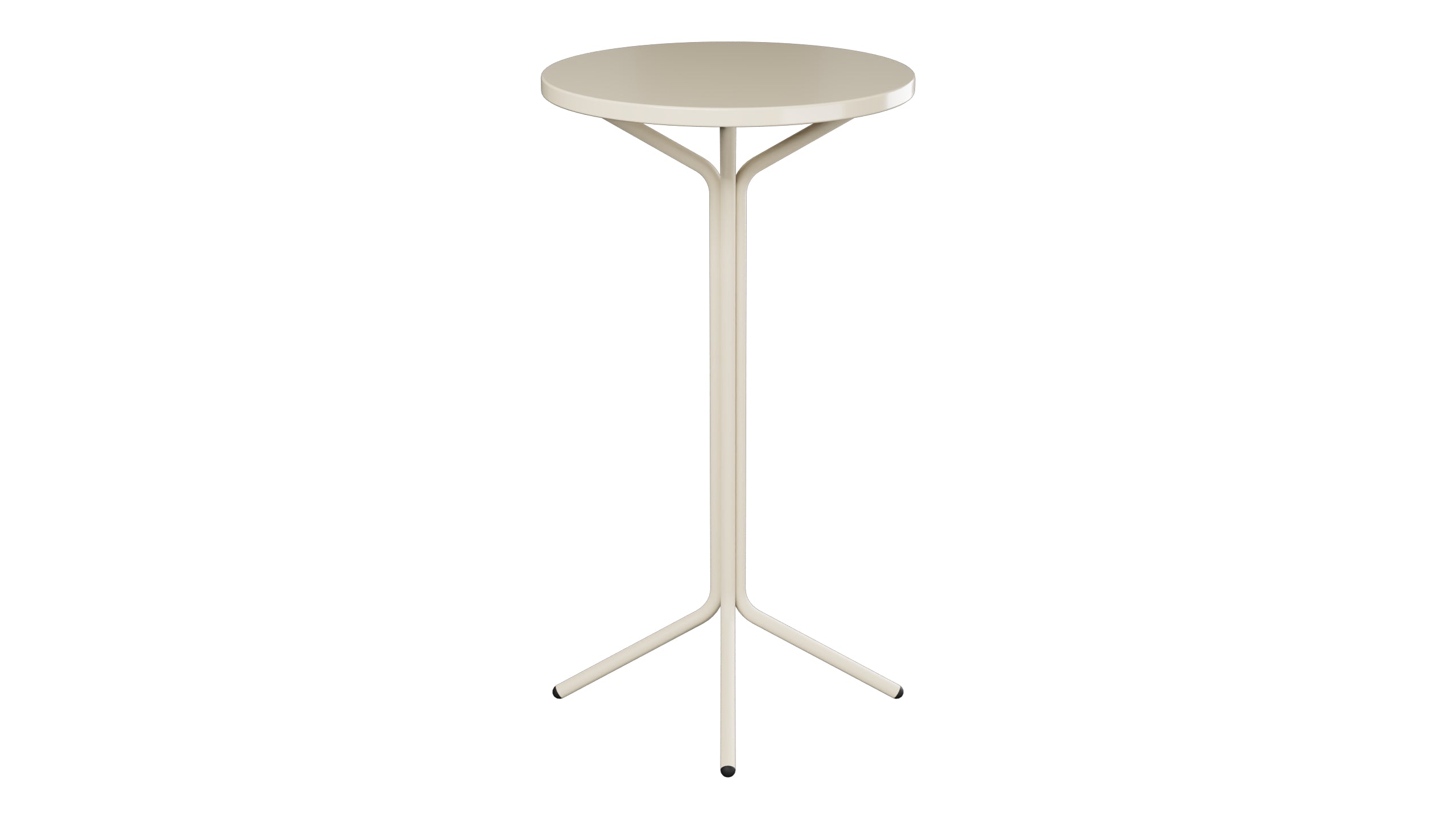 PIX Metall-Stehtisch Outdoor ø60 / 110 in Pastellsand präsentiert im Onlineshop von KAQTU Design AG. Hochtisch Outdoor ist von Schaffner