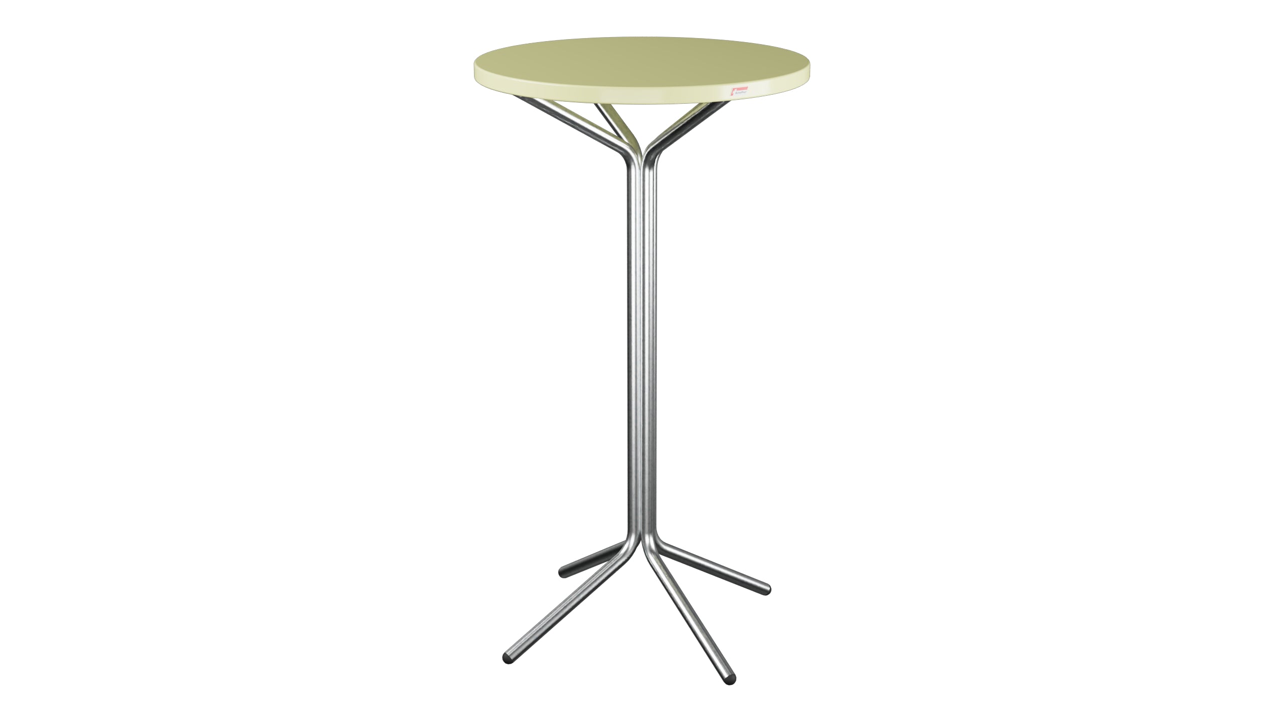 PIX Metall-Stehtisch Outdoor ø60 / 110 in Buchsbaumgelb präsentiert im Onlineshop von KAQTU Design AG. Hochtisch Outdoor ist von Schaffner