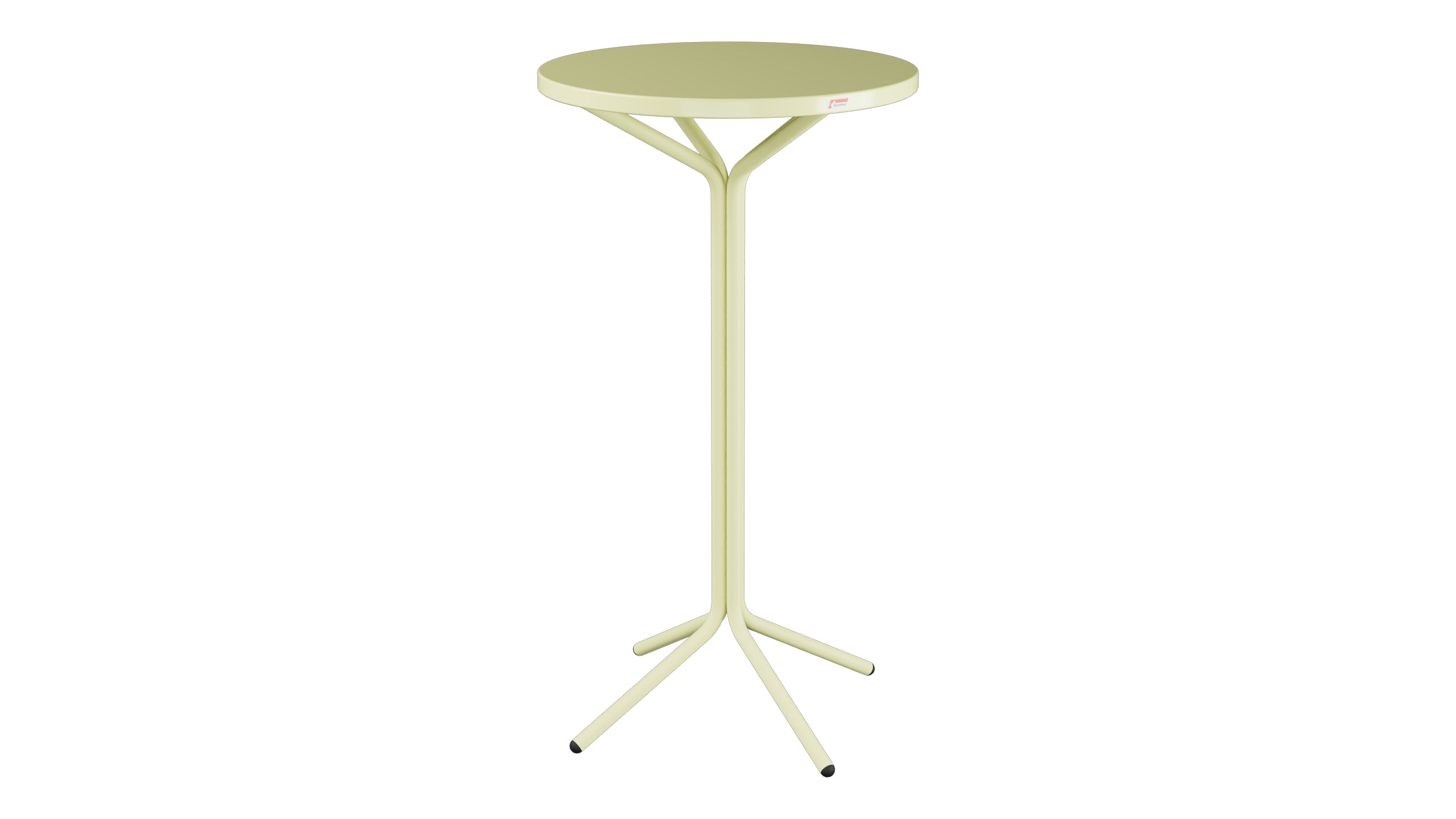 PIX Metall-Stehtisch Outdoor ø60 / 110 in Buchsbaumgelb präsentiert im Onlineshop von KAQTU Design AG. Hochtisch Outdoor ist von Schaffner