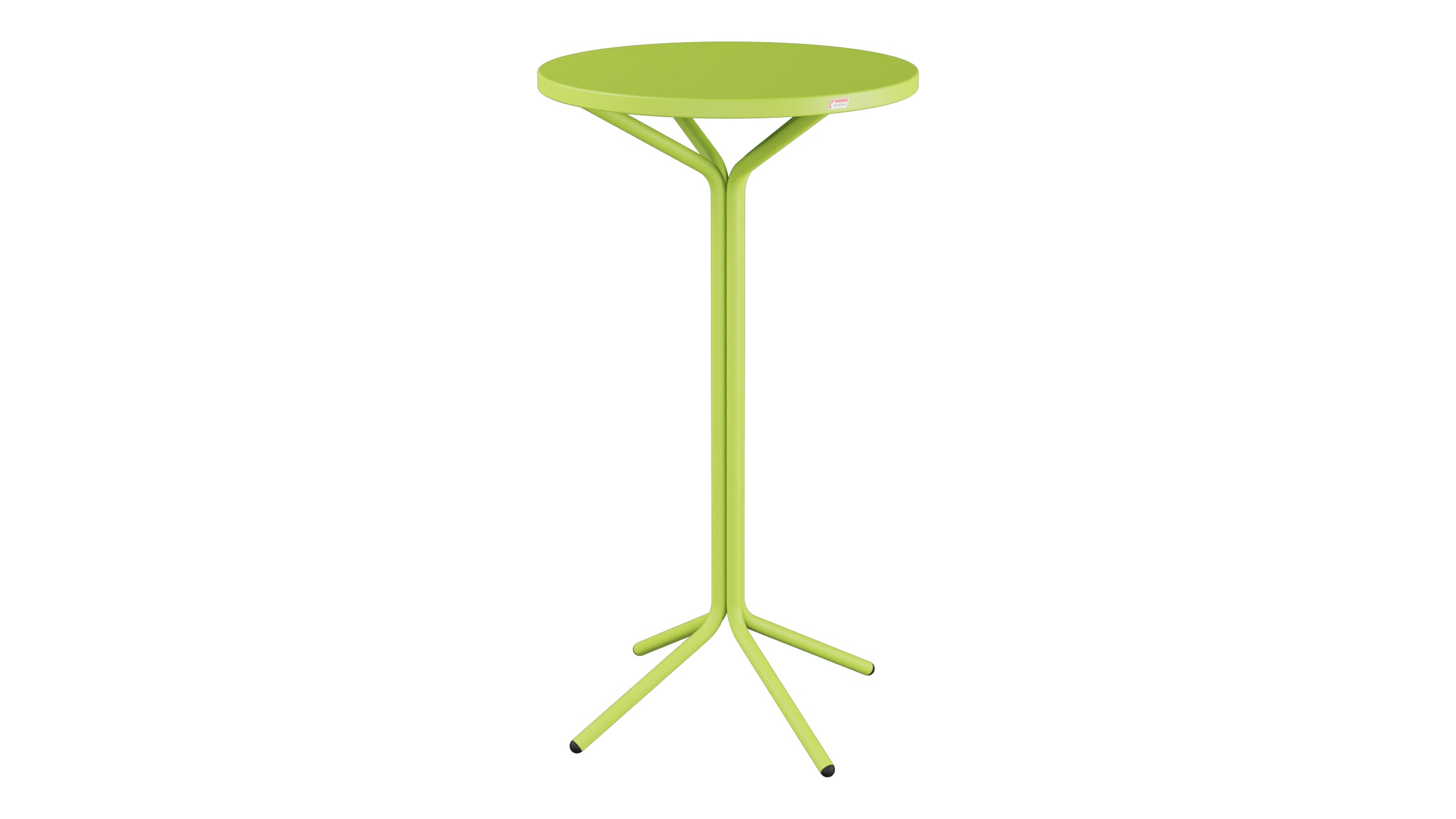 PIX Metall-Stehtisch Outdoor ø60 / 110 in Hellgrün präsentiert im Onlineshop von KAQTU Design AG. Hochtisch Outdoor ist von Schaffner