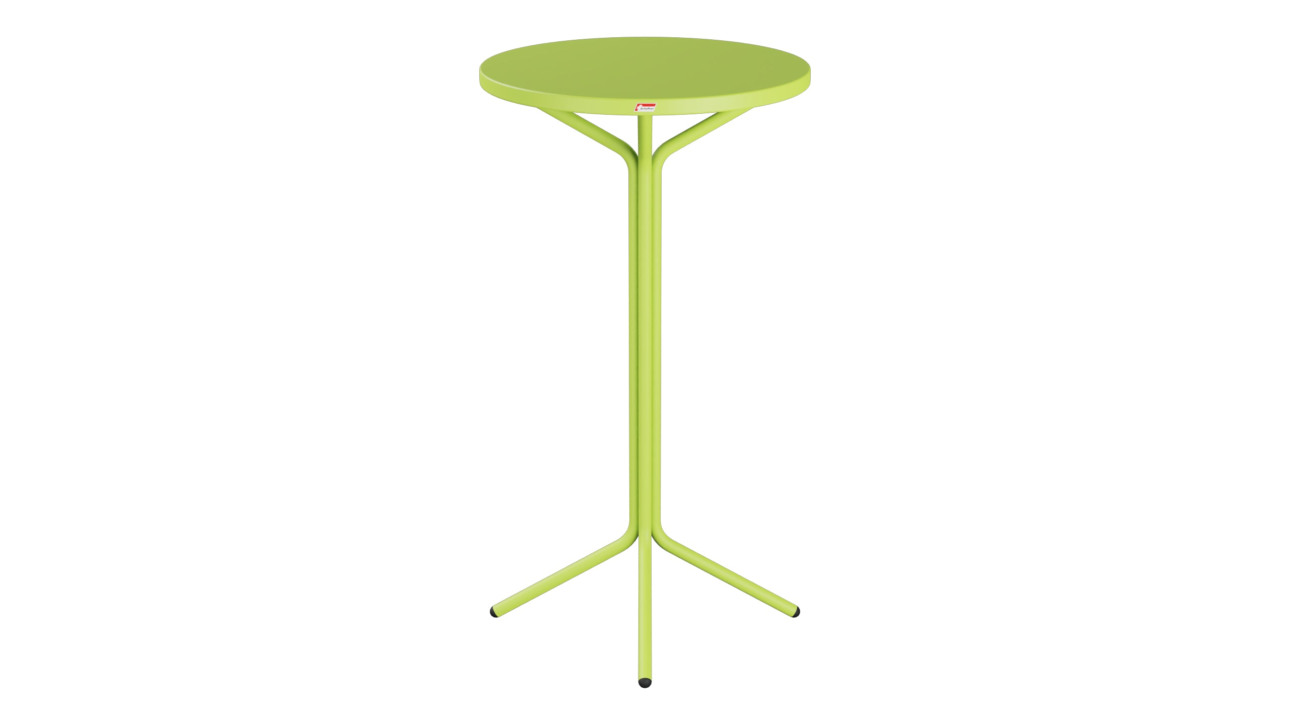 PIX Metall-Stehtisch Outdoor ø60 / 110 in Hellgrün präsentiert im Onlineshop von KAQTU Design AG. Hochtisch Outdoor ist von Schaffner