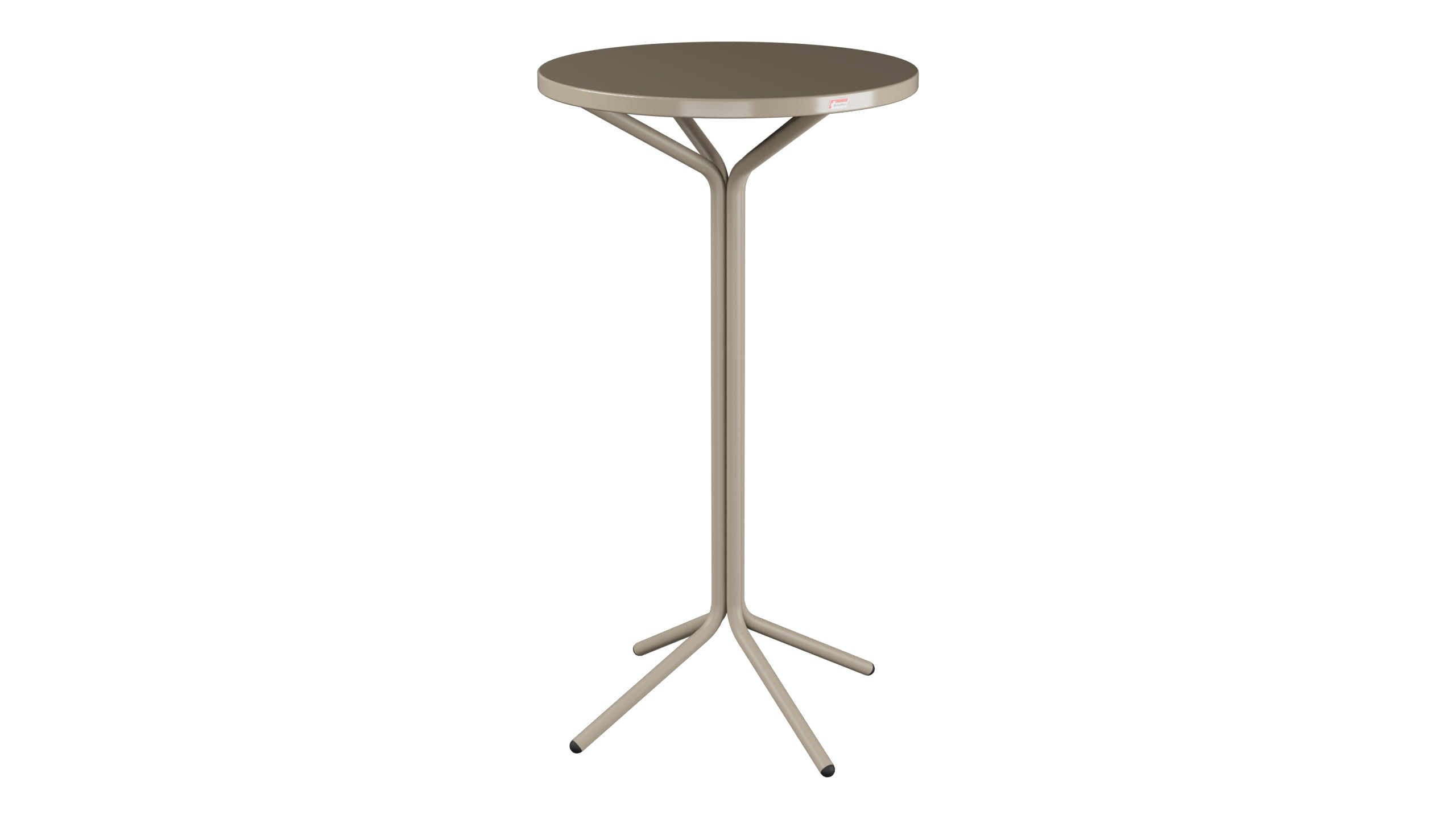 PIX Metall-Stehtisch Outdoor ø60 / 110 in Champagner präsentiert im Onlineshop von KAQTU Design AG. Hochtisch Outdoor ist von Schaffner
