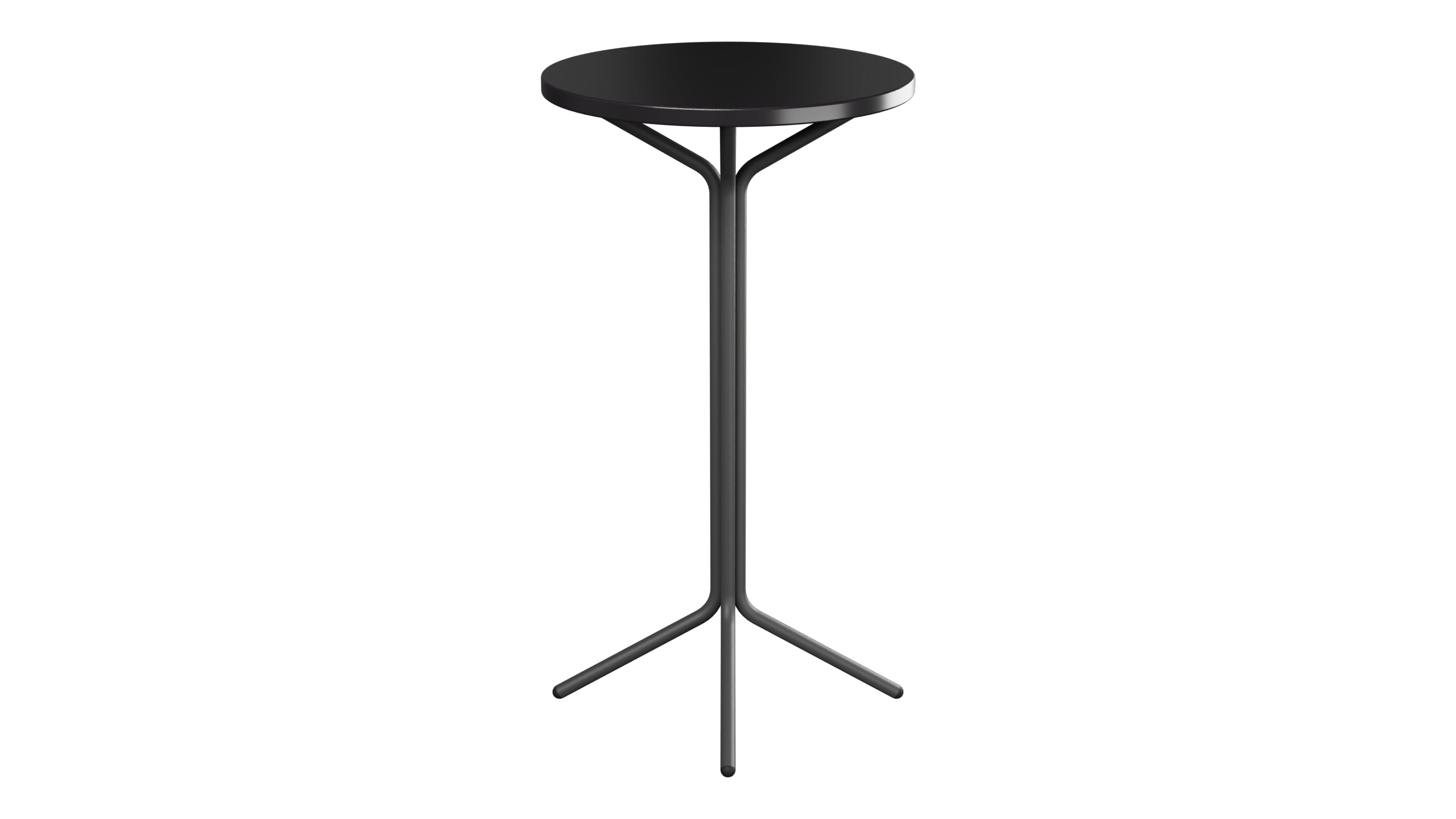 PIX Metall-Stehtisch Outdoor ø60 / 110 in Schwarz präsentiert im Onlineshop von KAQTU Design AG. Hochtisch Outdoor ist von Schaffner